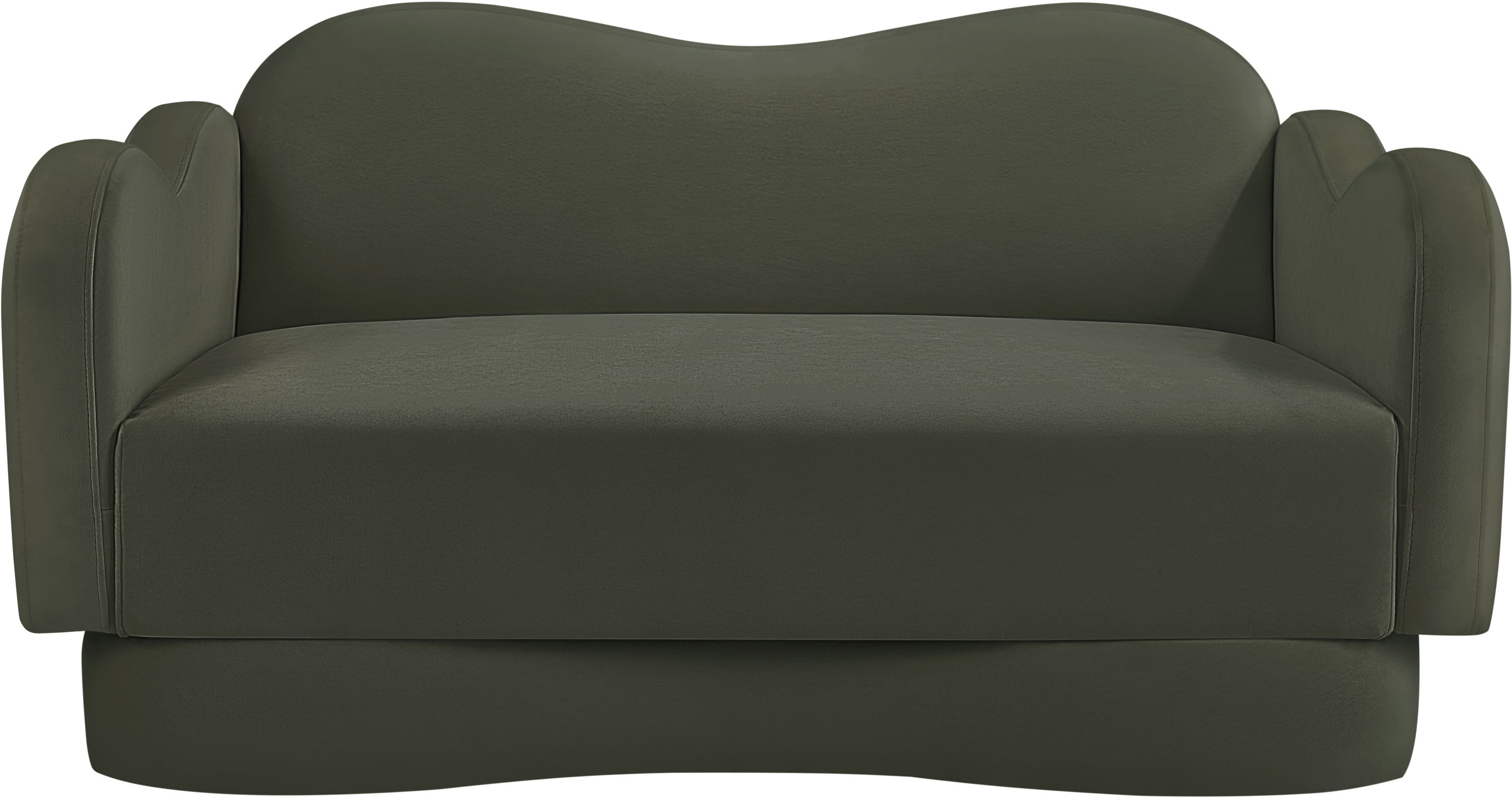 Bloom - Velvet Loveseat - Green