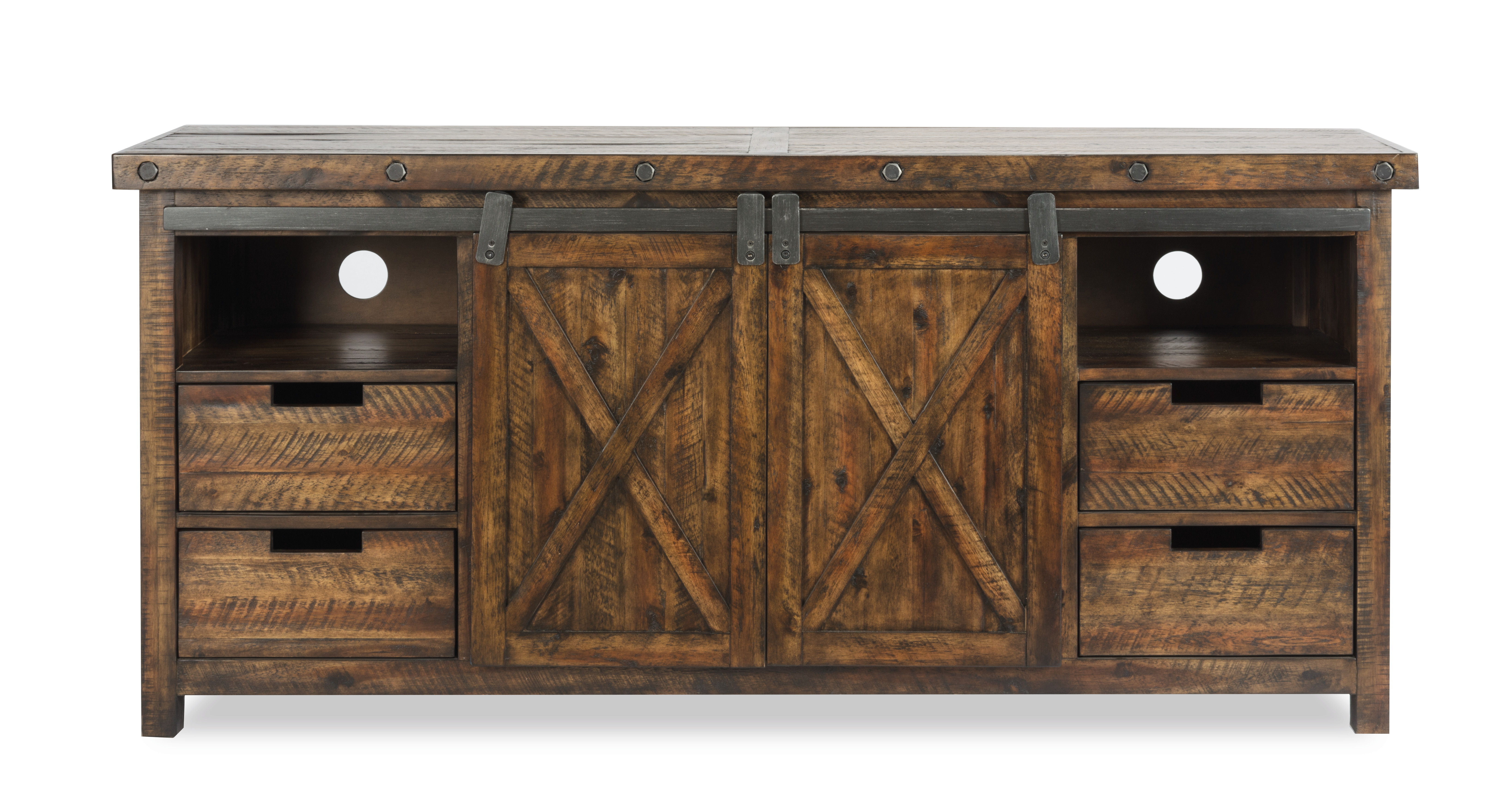 Carpenter - Entertainment Base - Dark Brown, dark brown, view 3