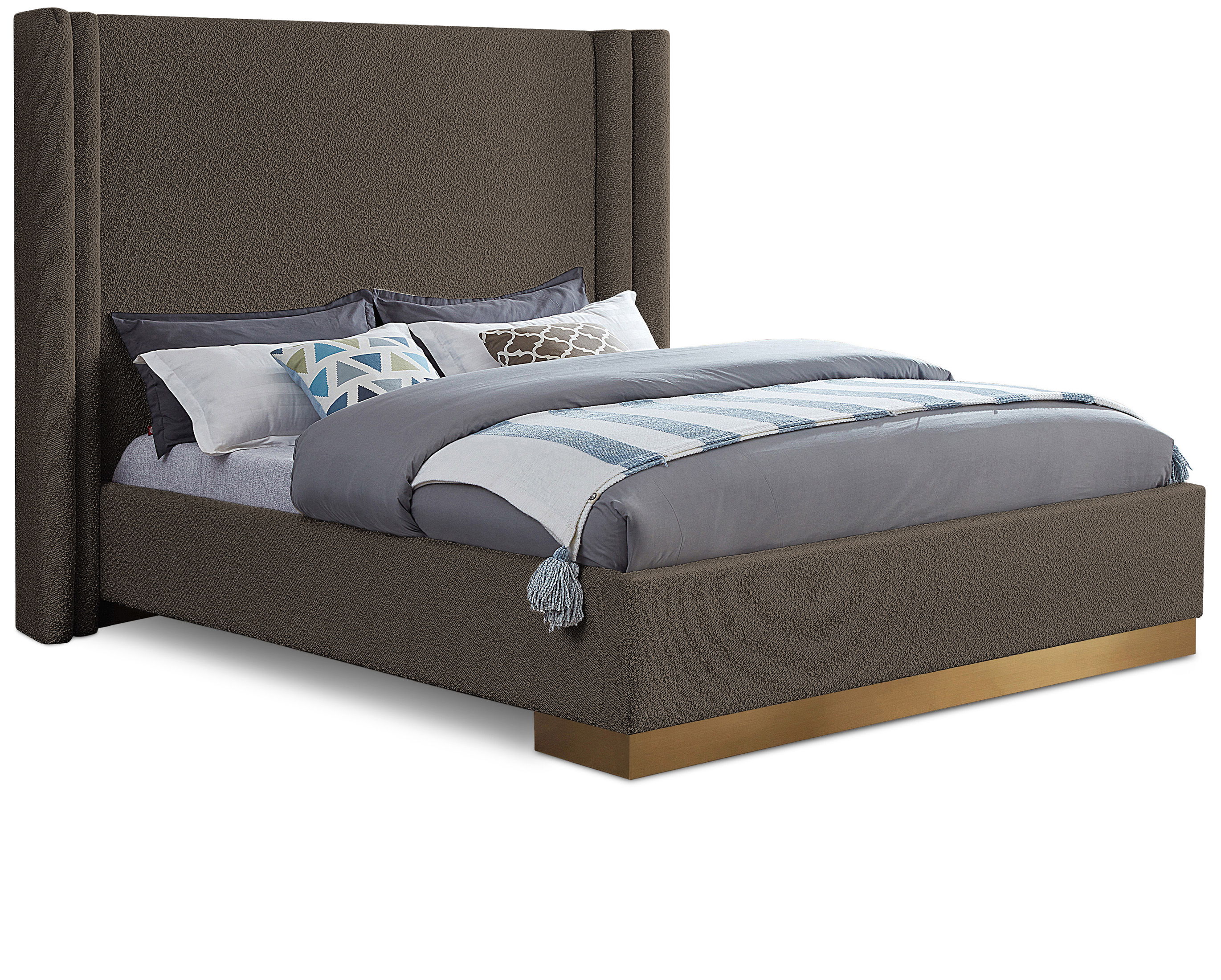 Halton - King Bed - Brown