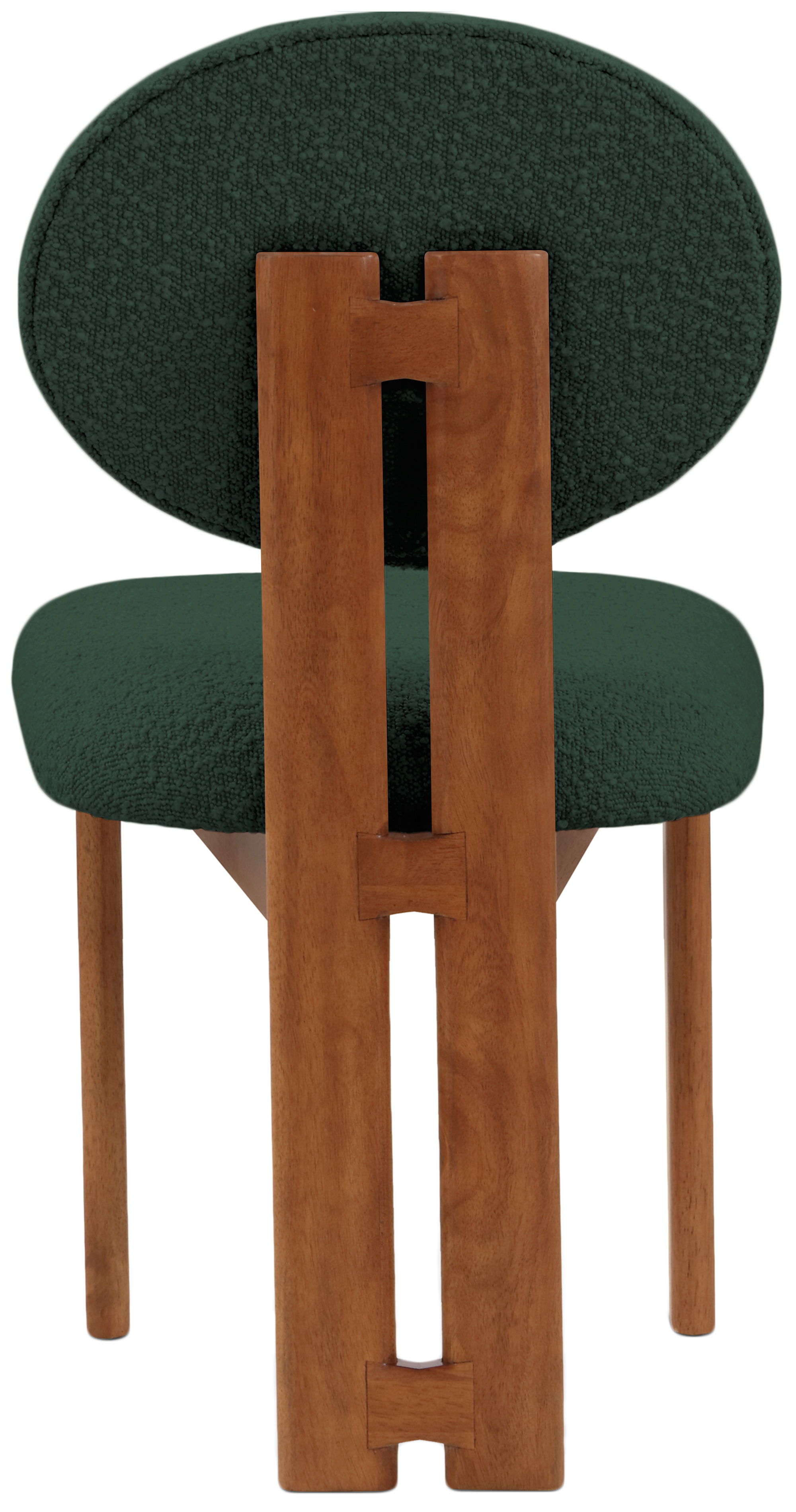 Napa - Dining Chair With Brown Legs (Set of 2) - Green
