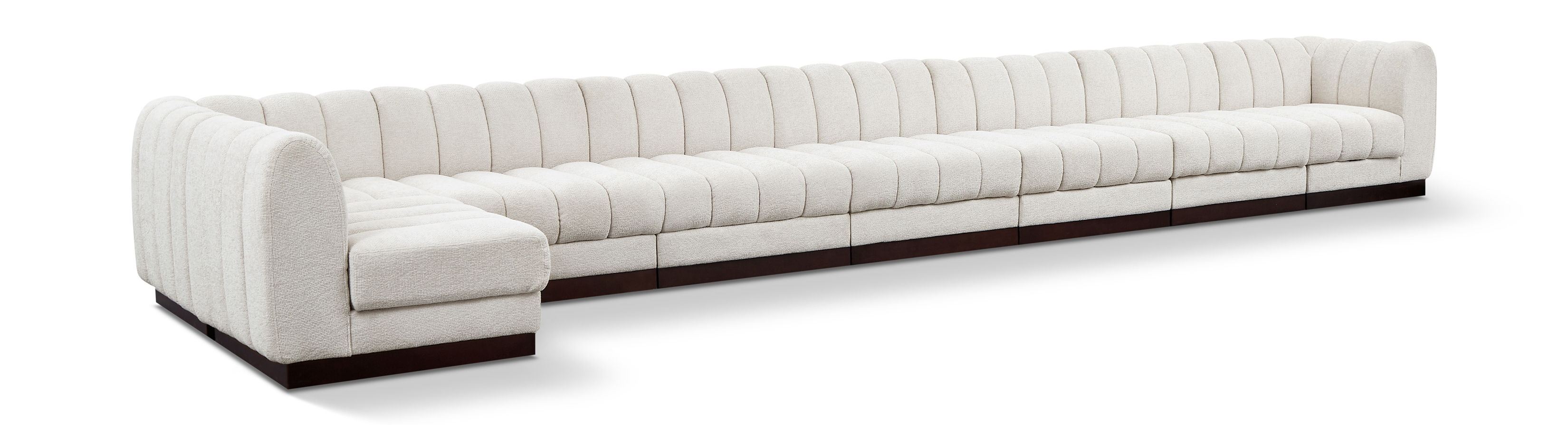 Quinn - 8 Piece Modular Sectional - Cream