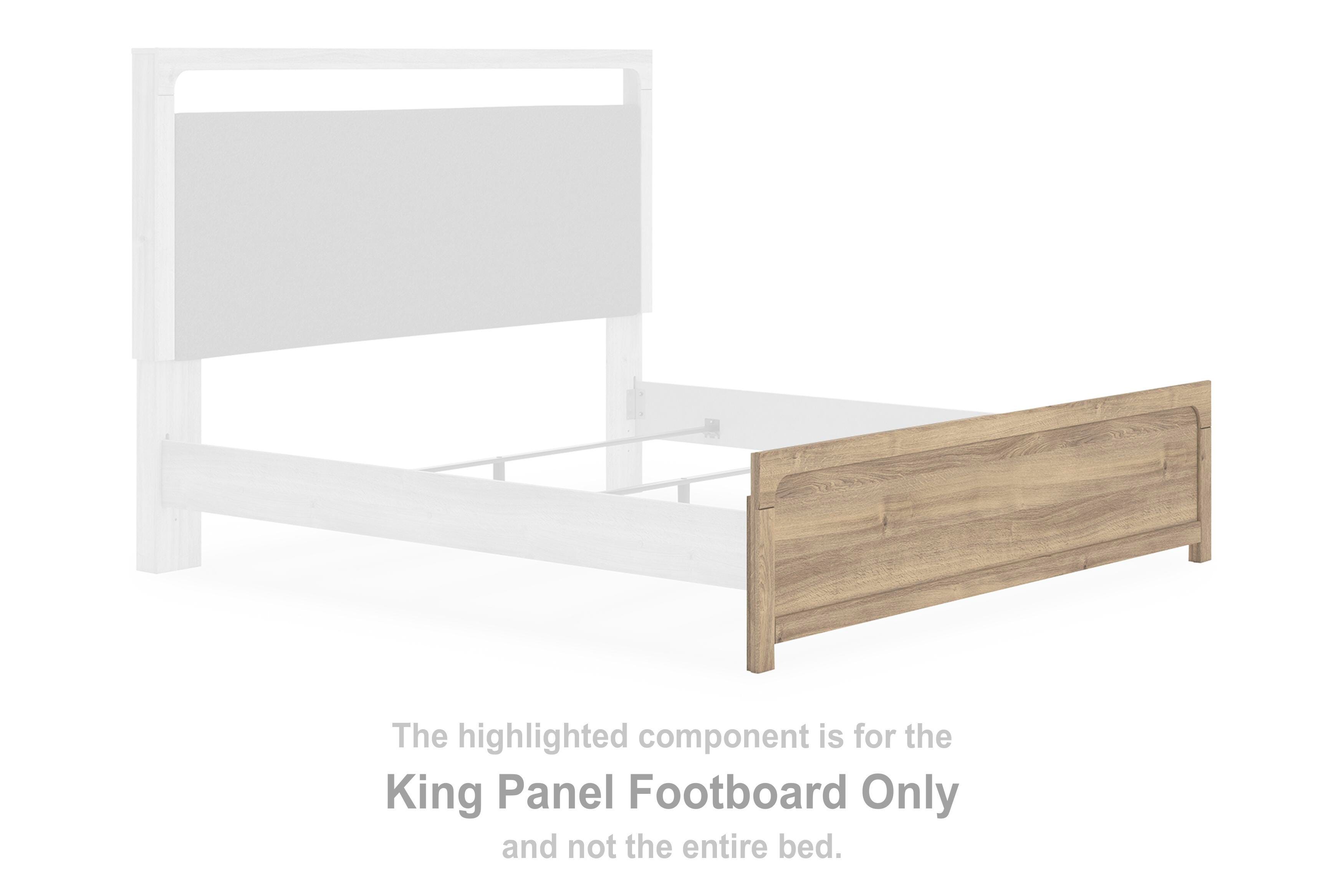 Kinlanni – King Panel Footboard – Tan