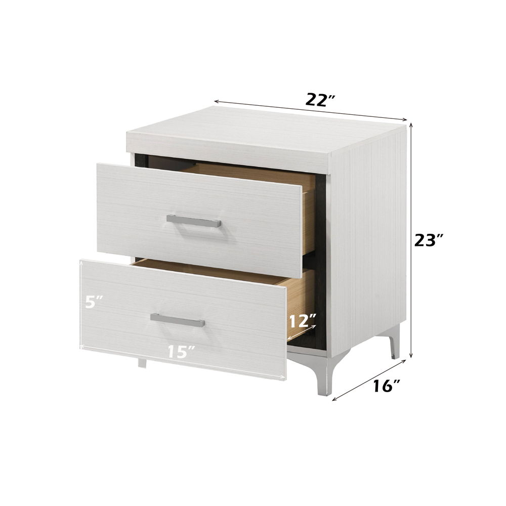 Casilda - Nightstand - White, white, view 7