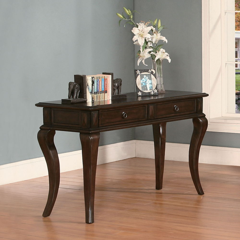 Amado - Sofa Table - Walnut, dark brown