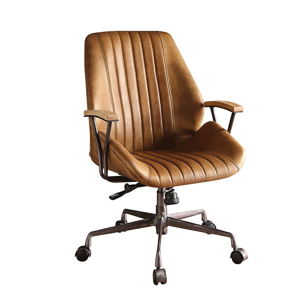 Hamilton - Office Chair - Coffee Top Grain Leather, light brown, view 2