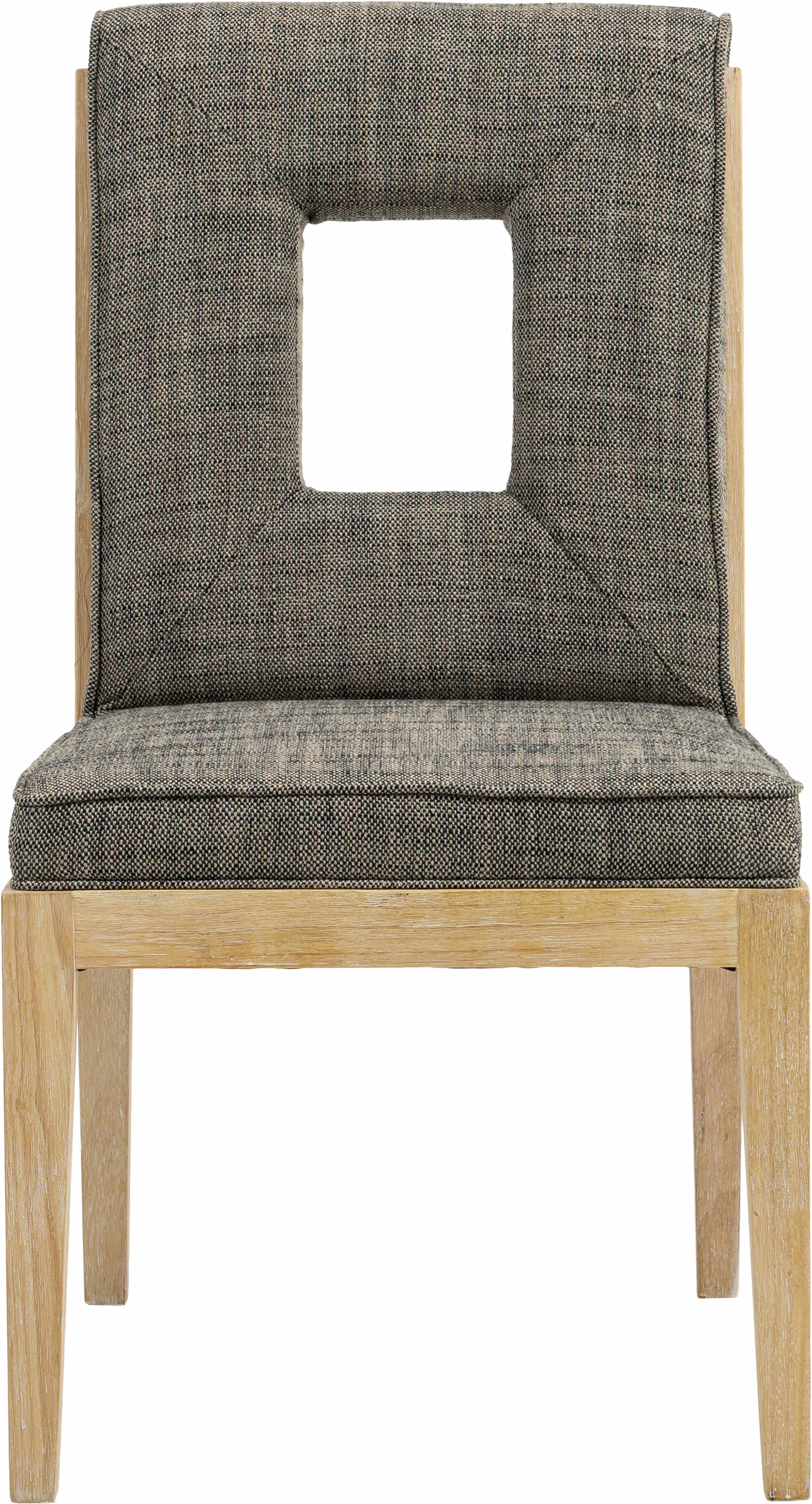 Gwendolyn - Dining Side Chair With Natural Frame (Set of 2) - Gray