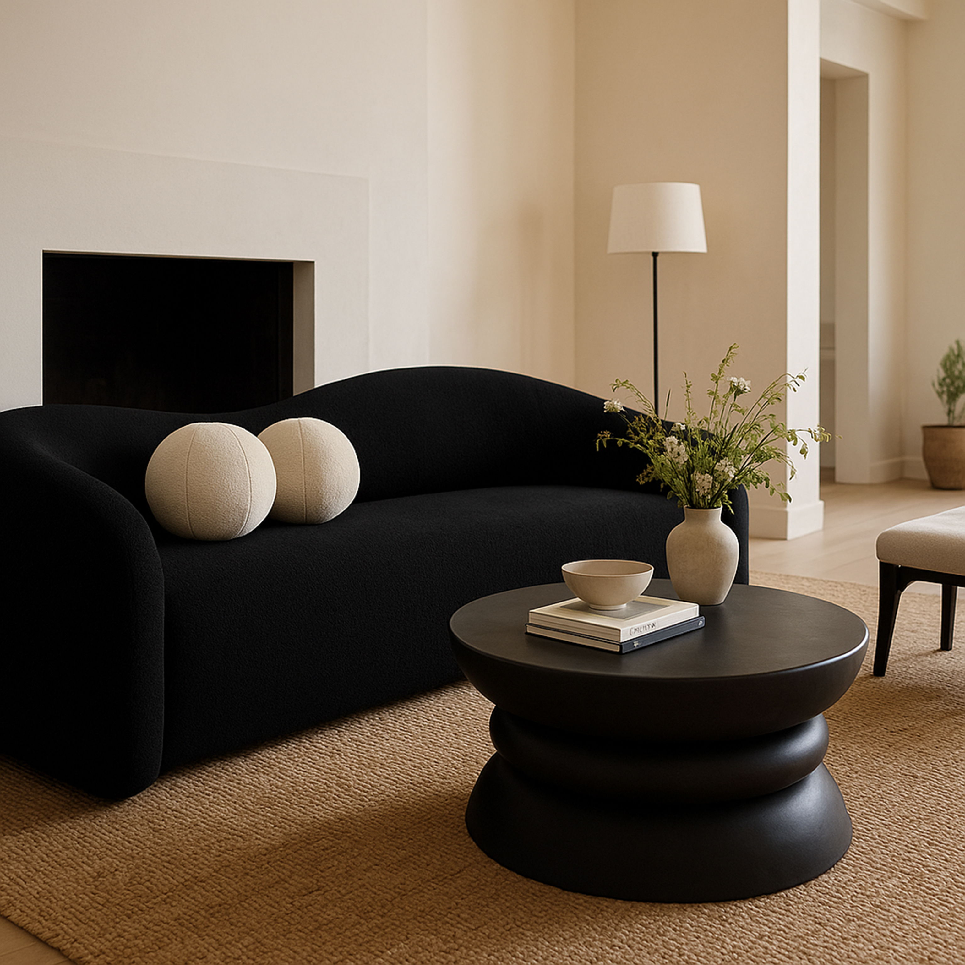 Collins - Aluminum Coffee Table - Black