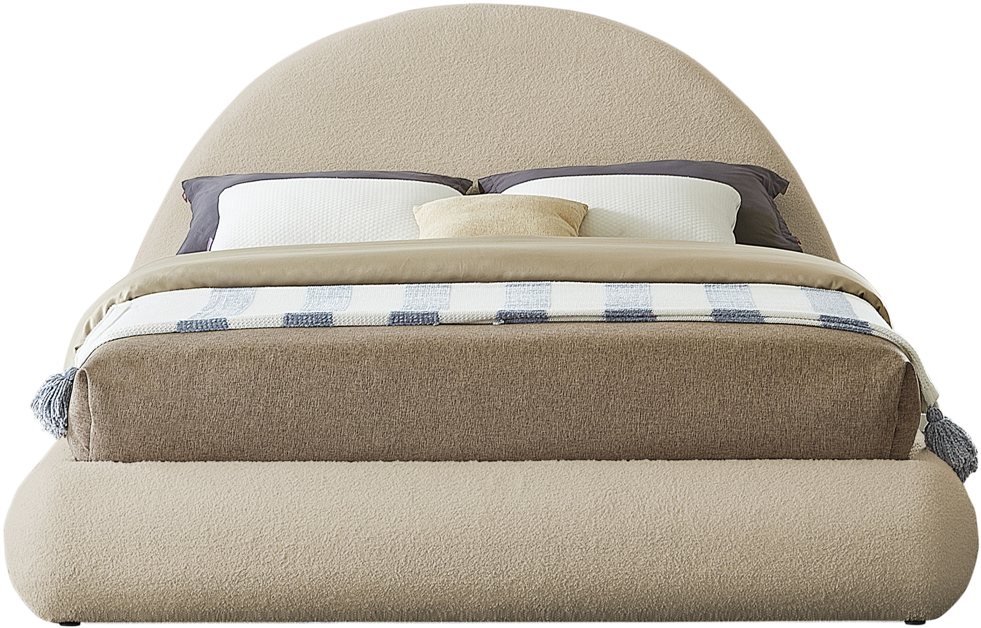 Rudy - King Bed - Beige