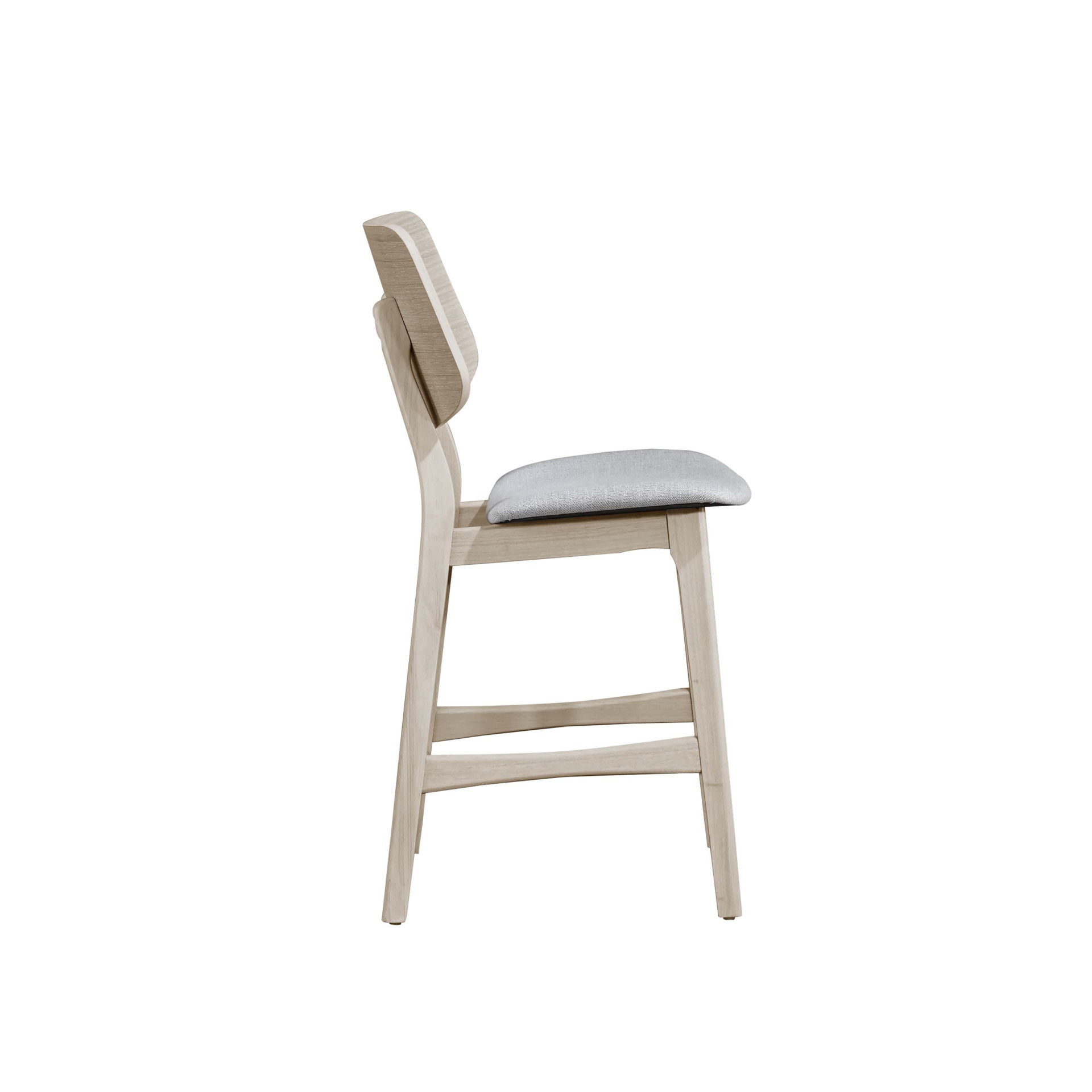 Oscar - Counter Chair (Set of 2) - White Ash