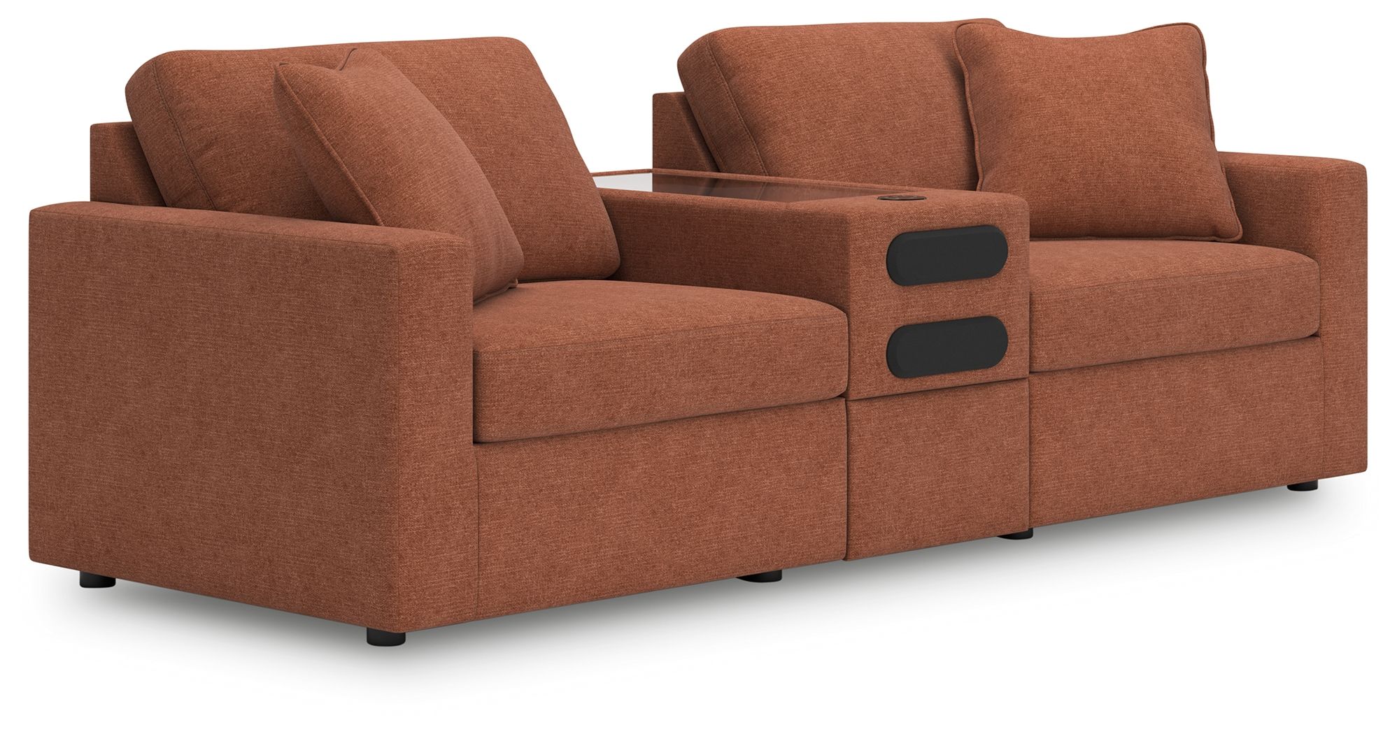 3 Pc · Sectional With Audio System Console