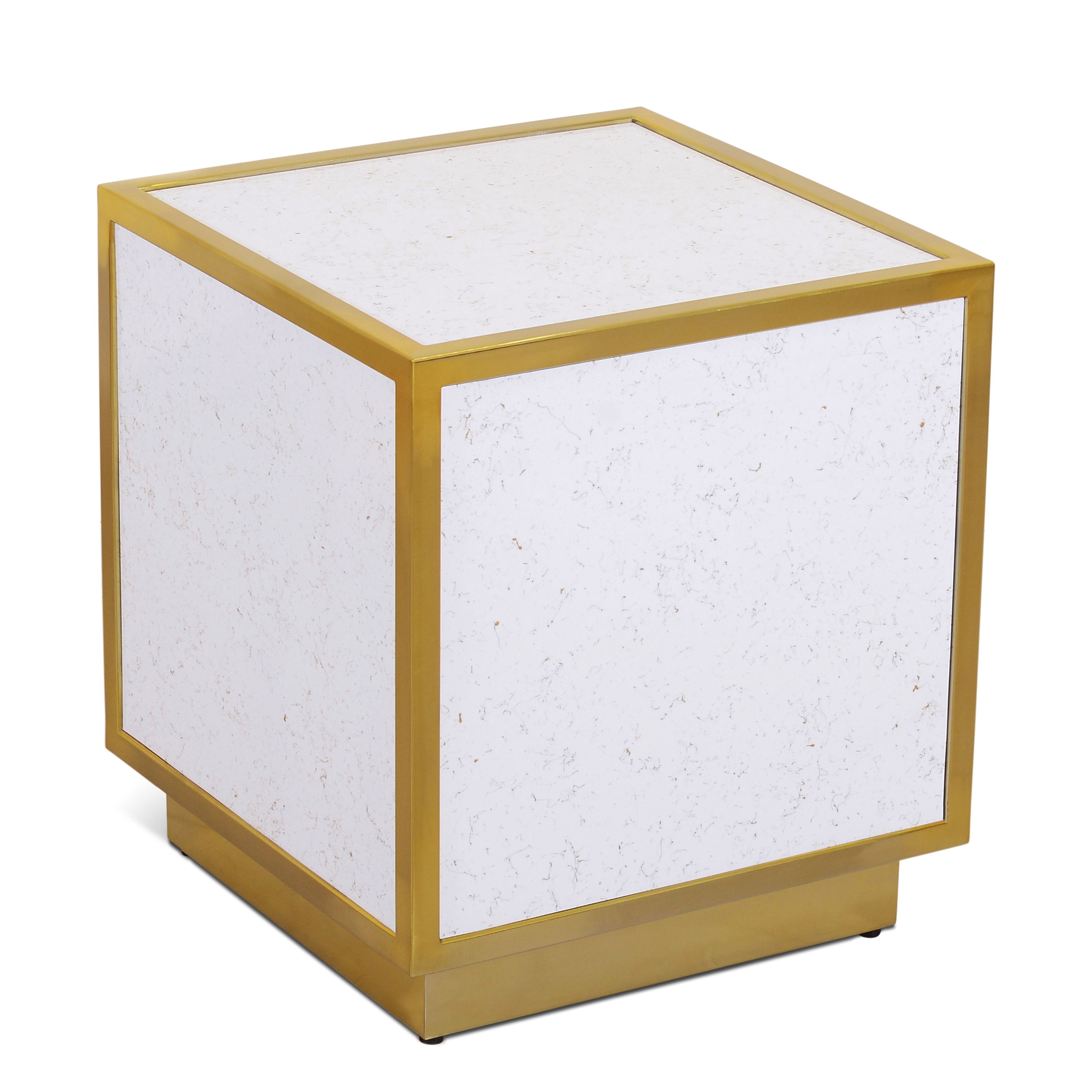 Glitz - End Table - White