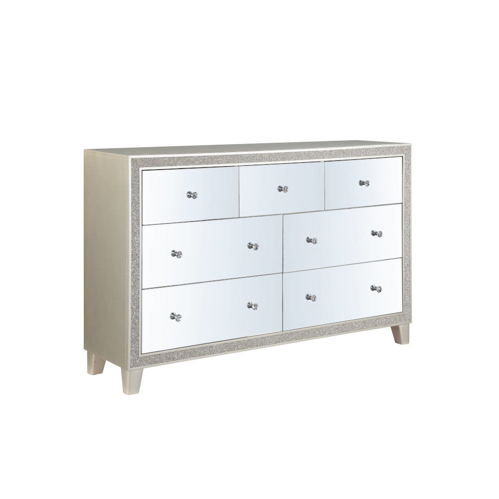 Sliverfluff - Dresser - Mirrored & Champagne, silver, view 2