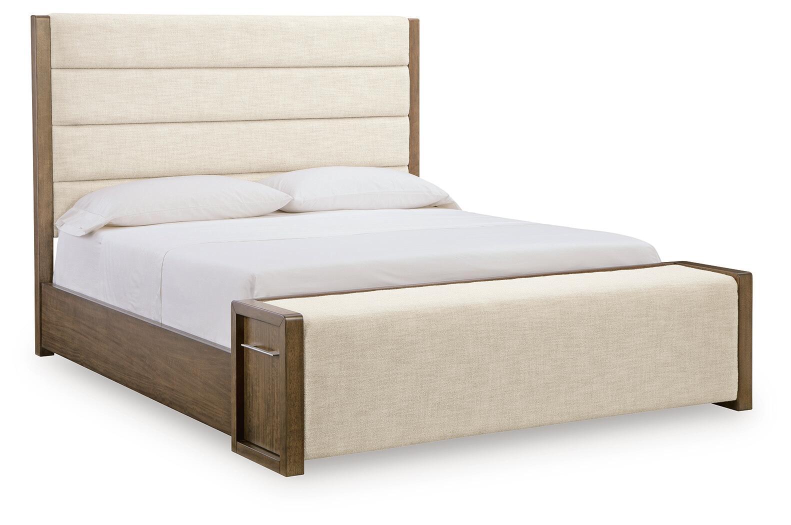 Marxmore - California King Upholstered Storage Bed - Brown