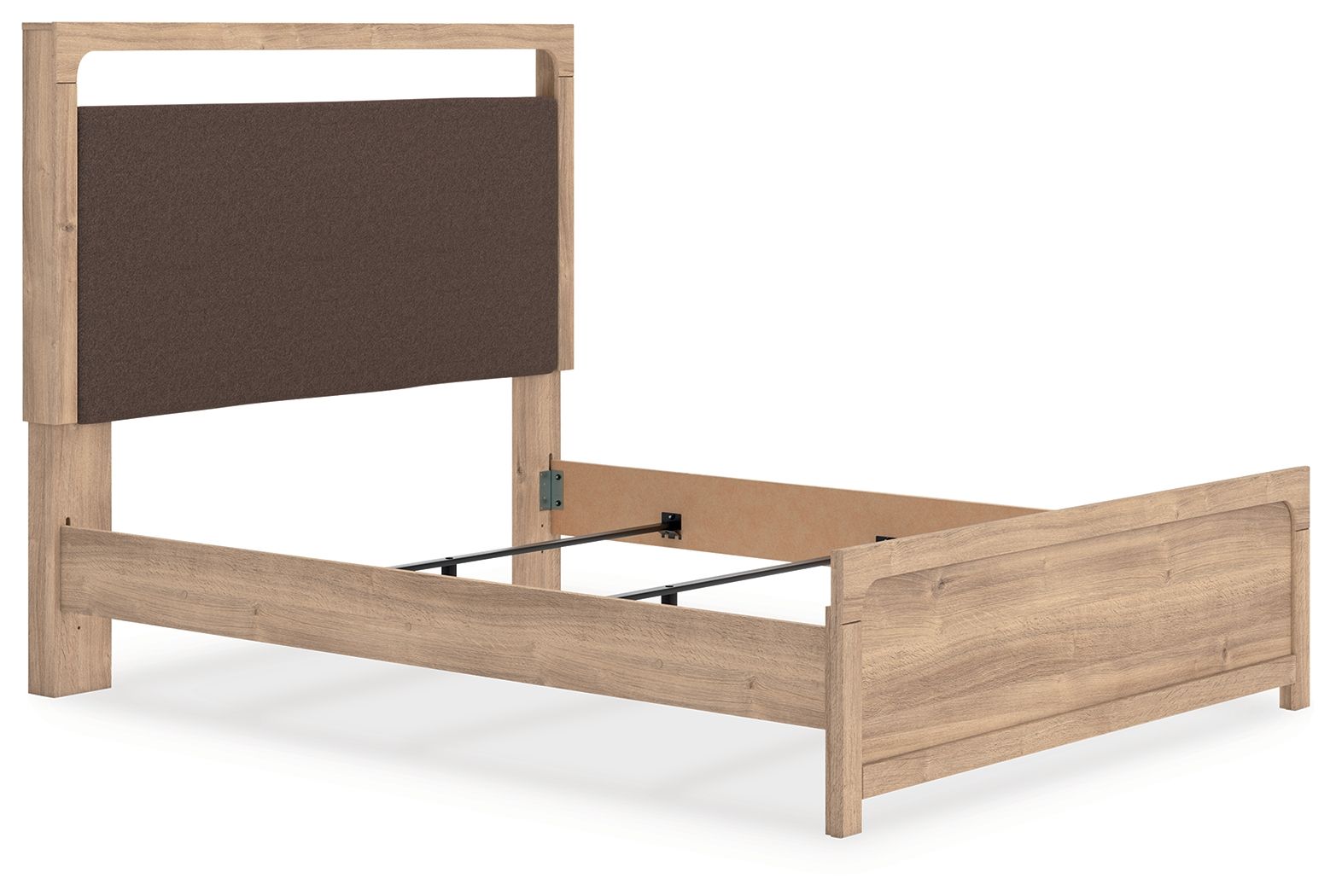 Kinlanni - Queen Upholstered Panel Bed - Tan