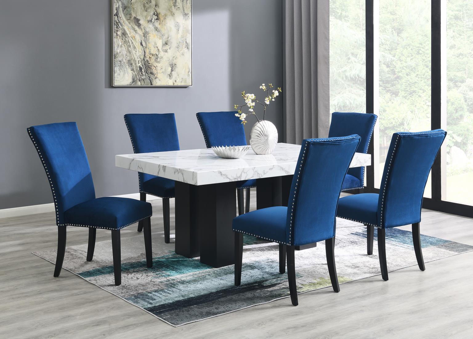 7 Pc · Table, 6 Chairs