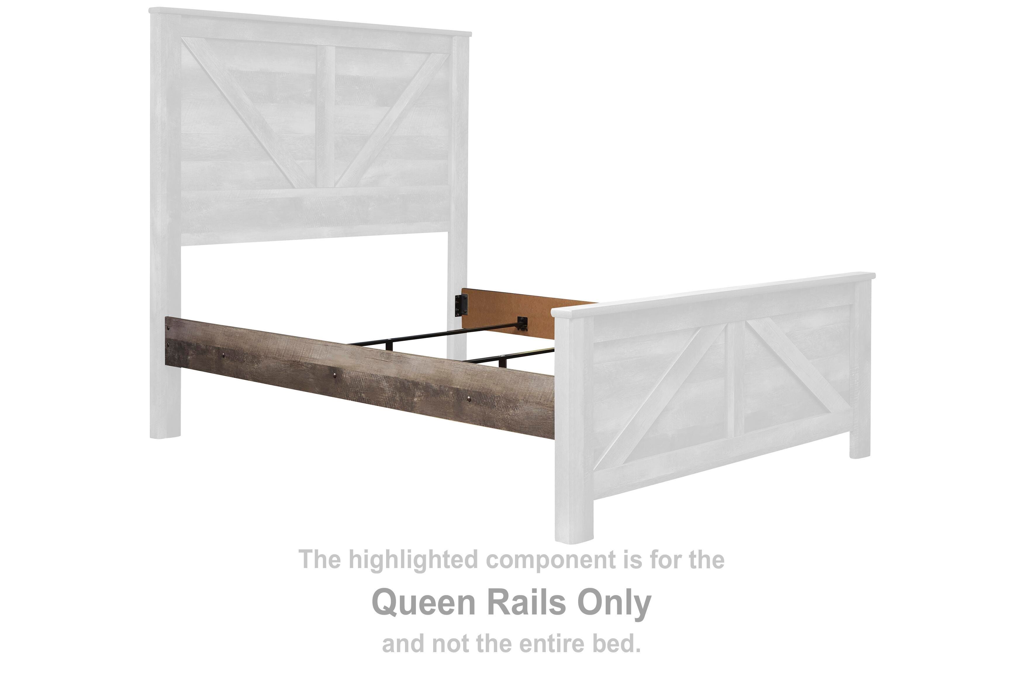Wynnlow – Queen Crossbuck/Poster Rails – Gray