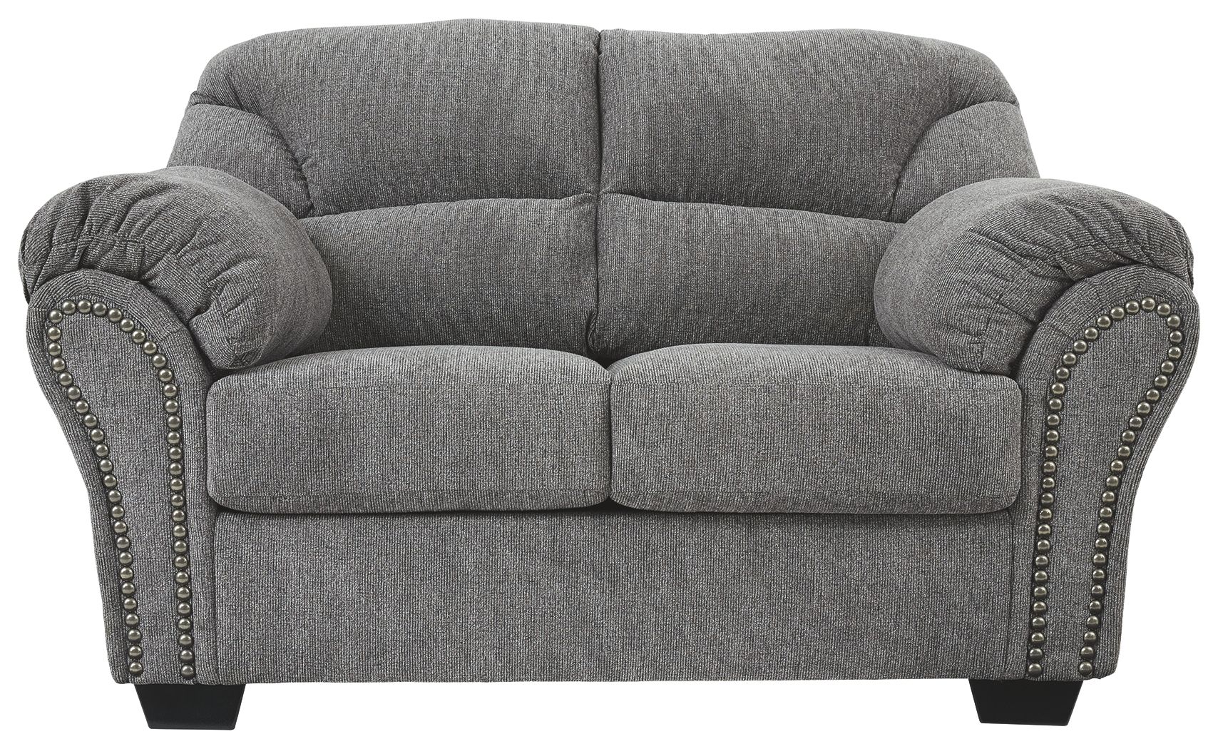 Ashley Furniture Allmaxx - Loveseat - Pewter - Image 3