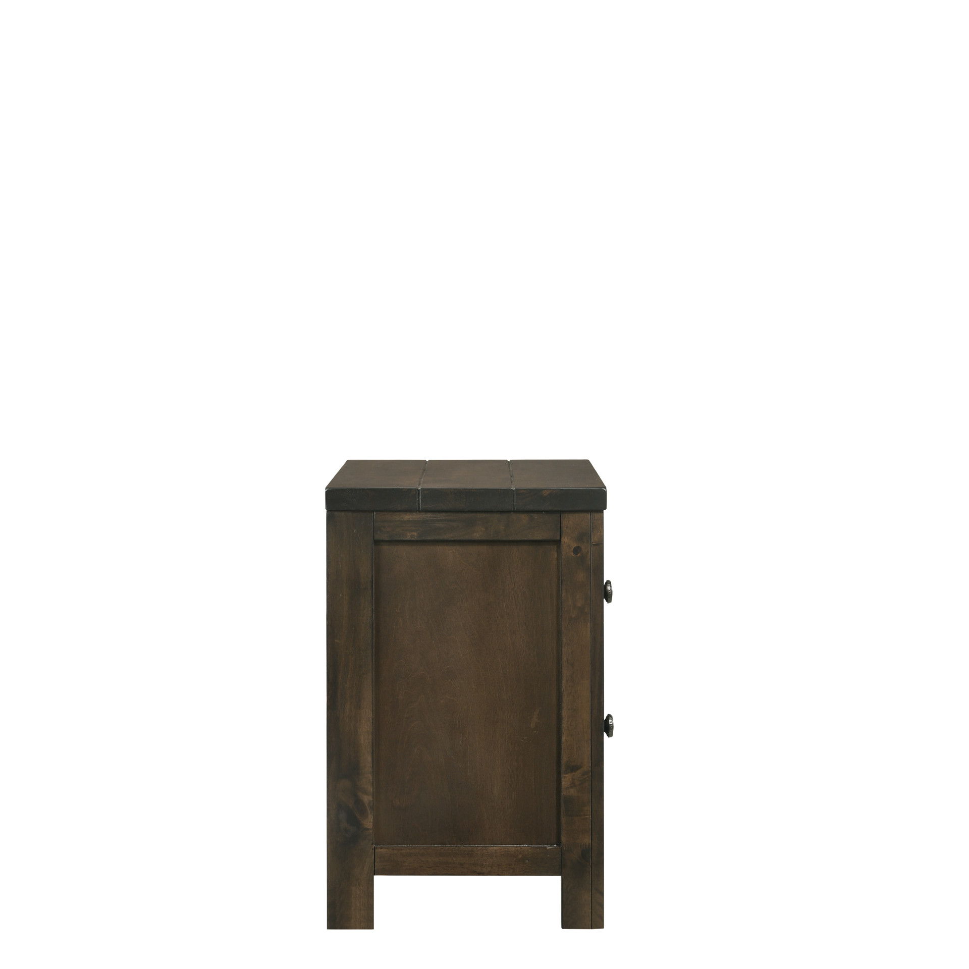 Blue Ridge - Nightstand - Rustic Gray, dark brown, view 5