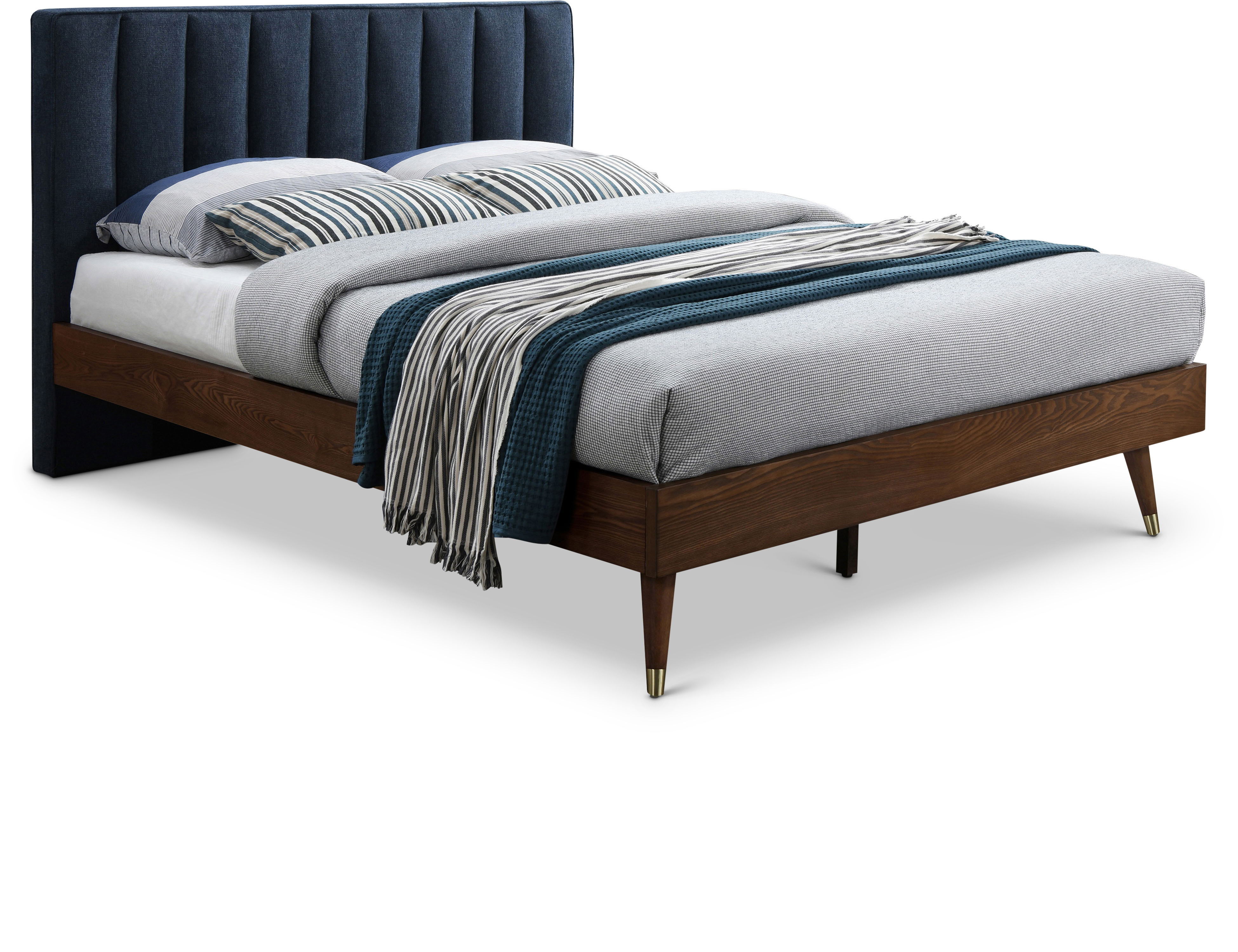Vance - King Bed - Navy