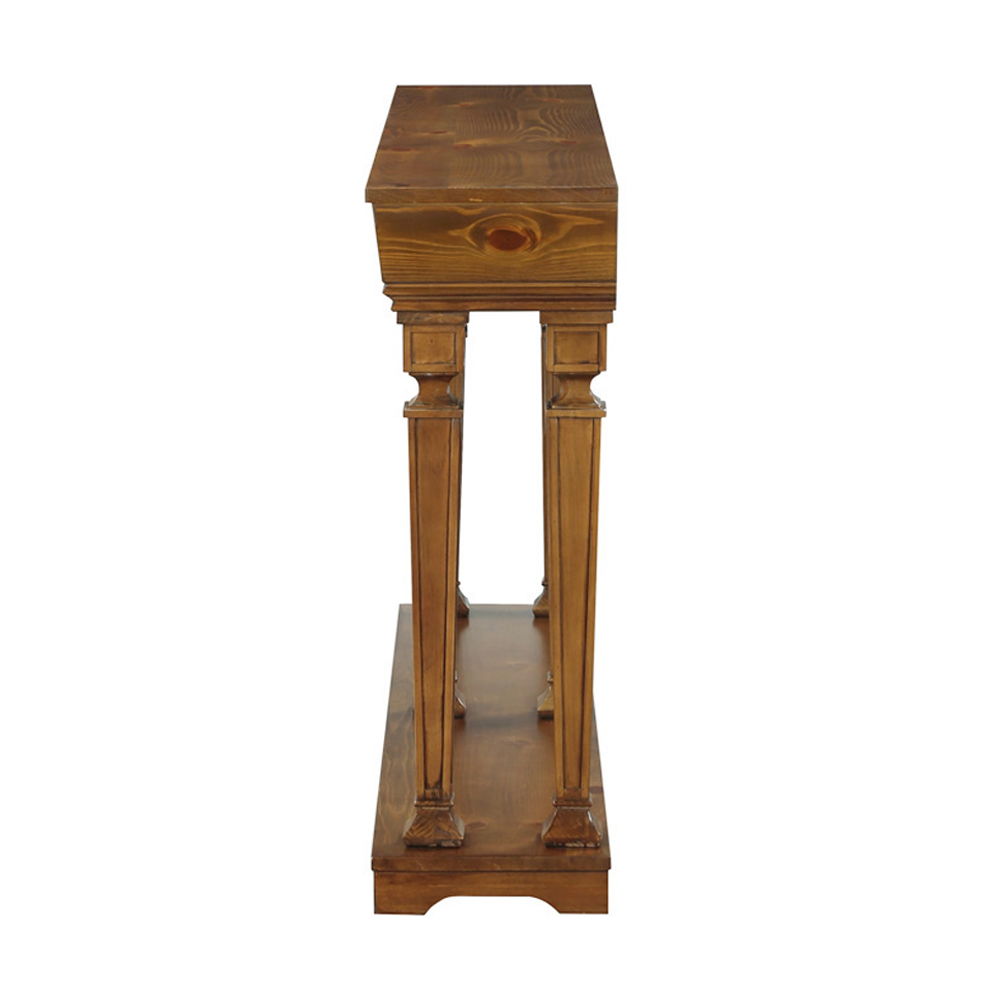 Garrison - 35" Console Table - Oak, light brown, view 3