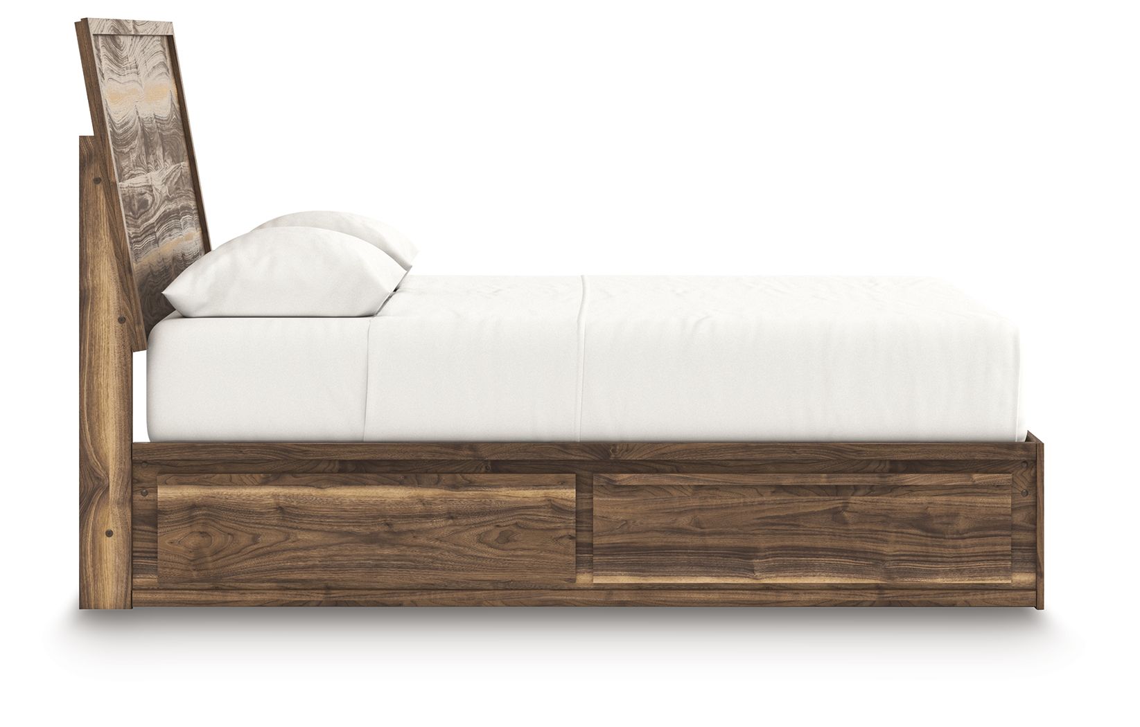 Ashley Furniture Chirason - Queen Panel Bed With Storage - Brown - Image 5
