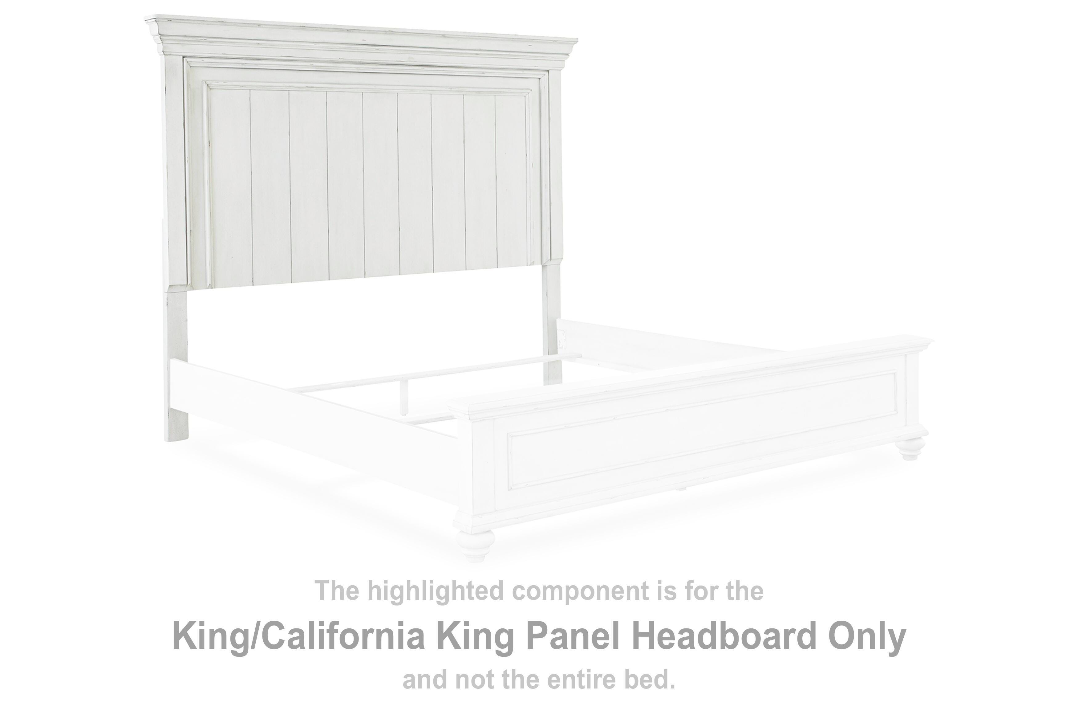 Kanwyn – King/Cal King Panel Headboard – Whitewash