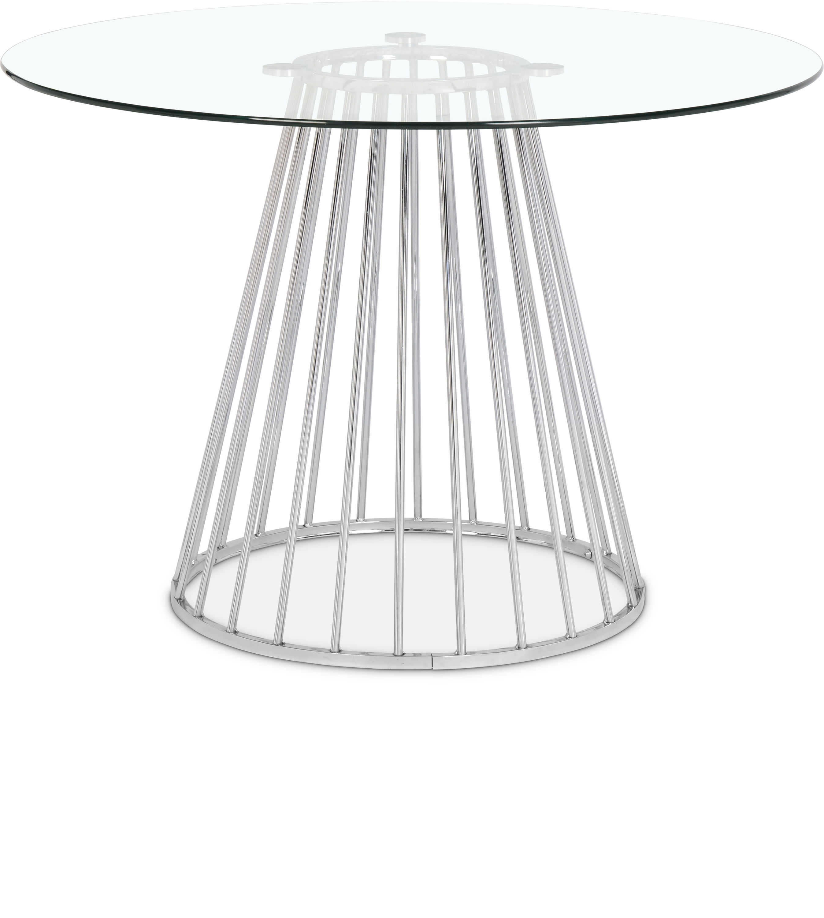 Gio - Dining Table - Pearl Silver - Metal