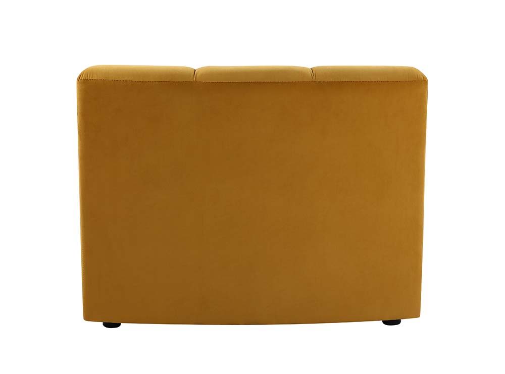 Felicia - Modular Chair - Yellow Velvet, orange, view 5