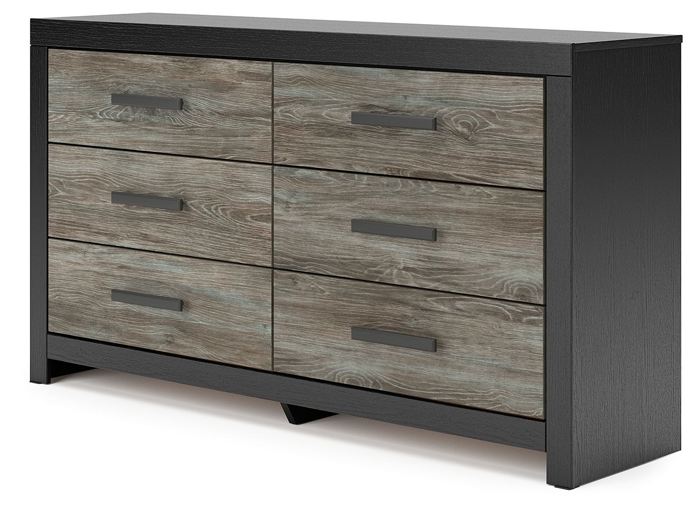 Ashley Furniture Broachmyn - Six Drawer Dresser - Black / Gray - Image 4