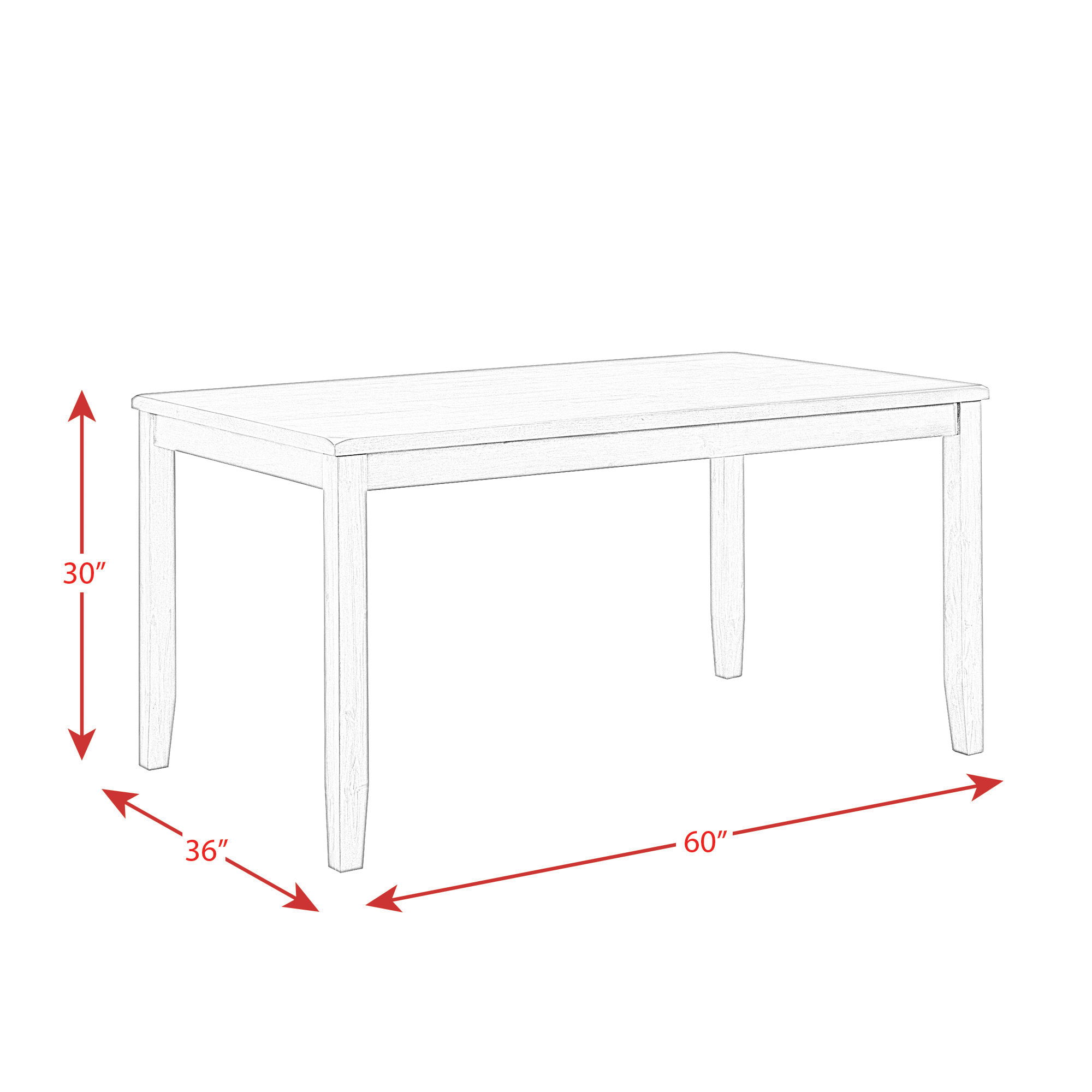 Alex - 7 Piece Dining Set - Espresso