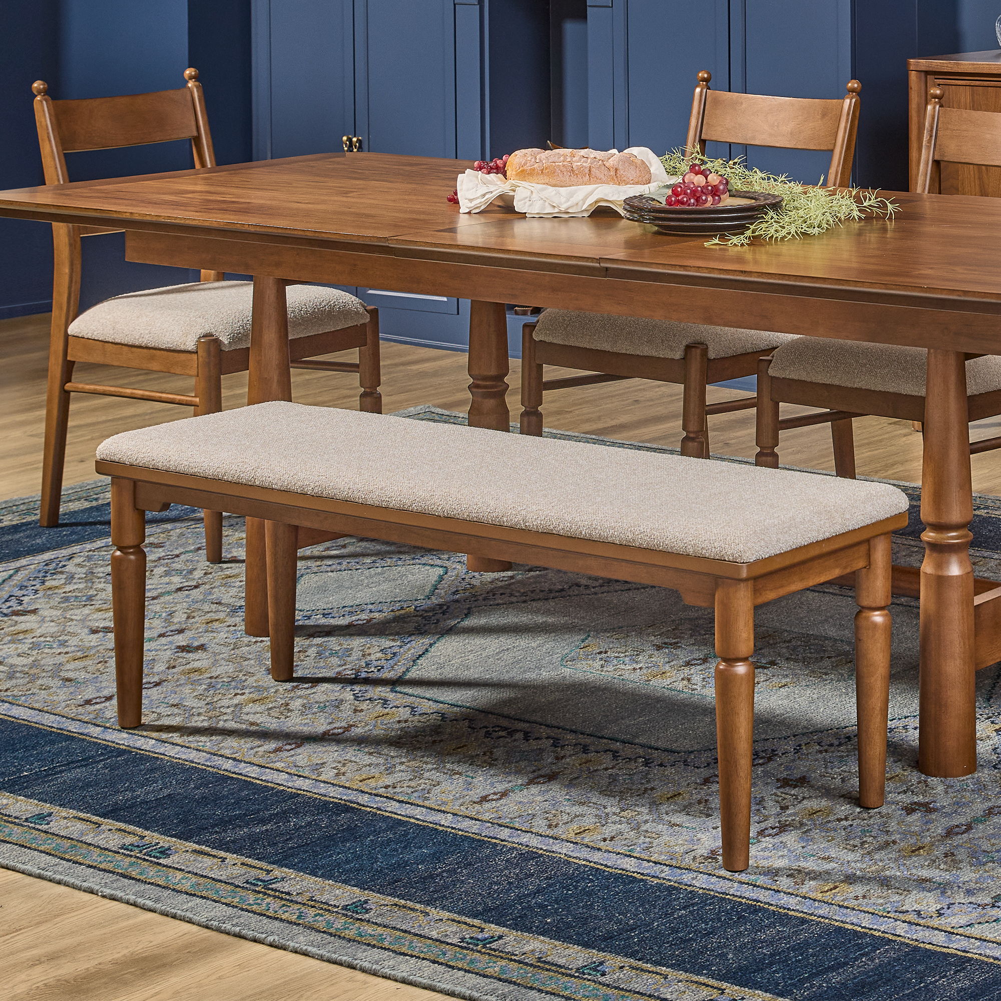 Azalea - Bench - Walnut, dark brown, view 8