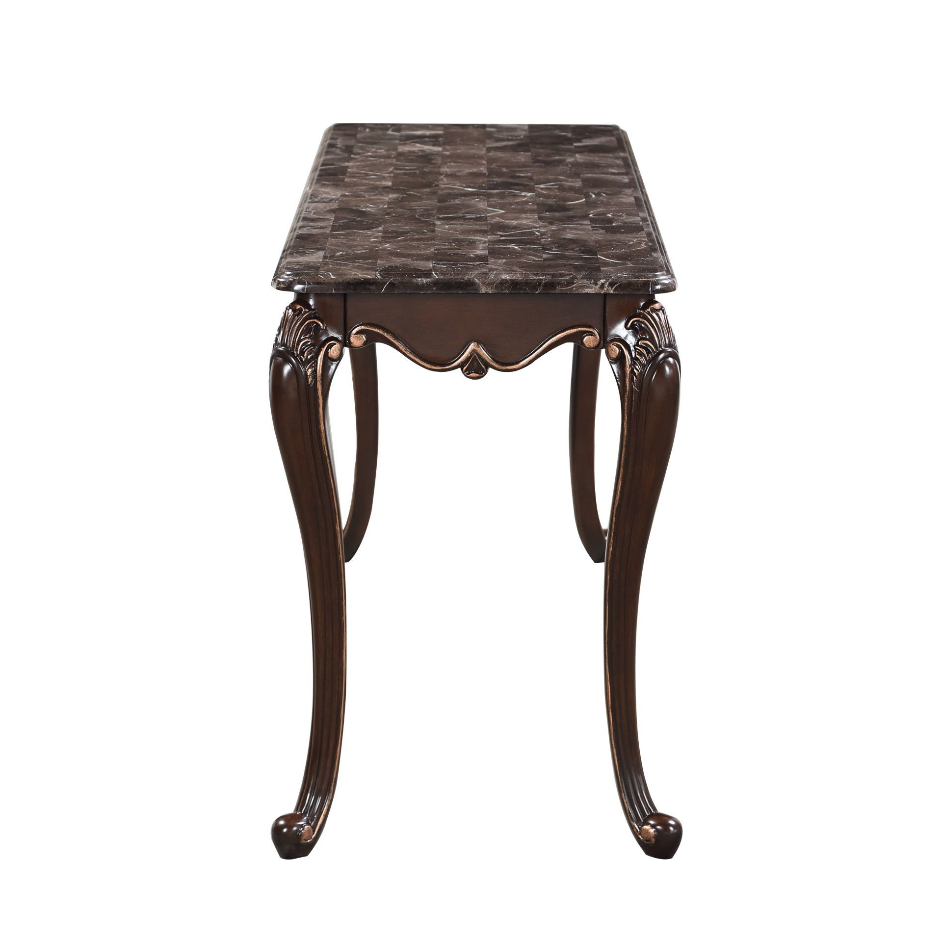 Constantine - Console Table - Red / Cherry, dark brown, view 4