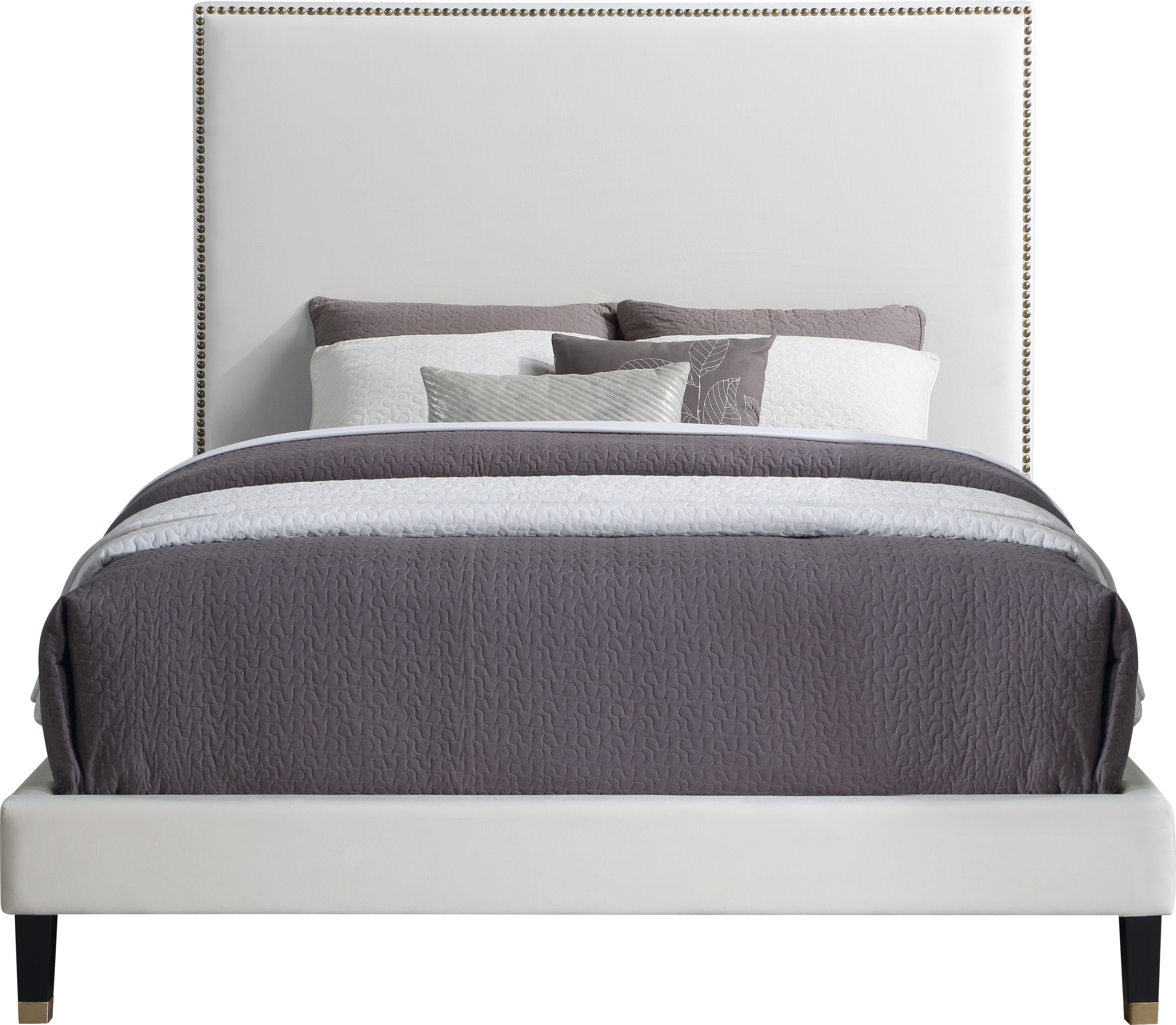 Harlie - Queen Bed - Cream