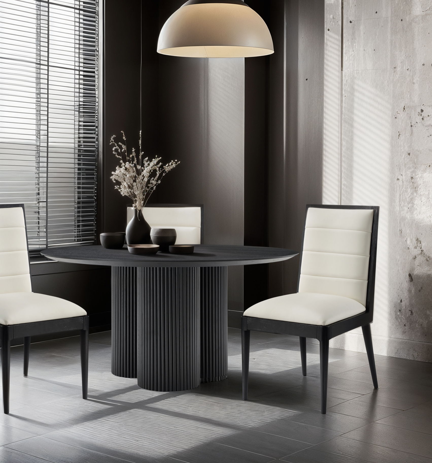 Simba - Dining Table - Black