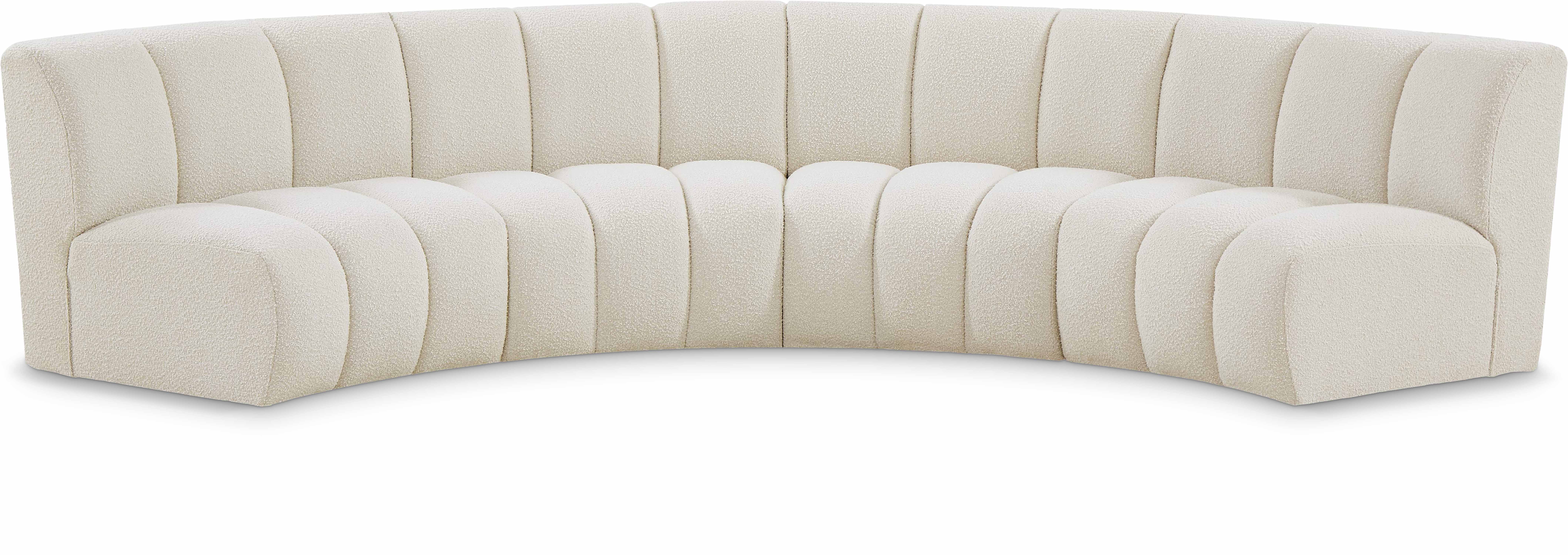 Infinity - 4 Piece Modular Sectional - Cream