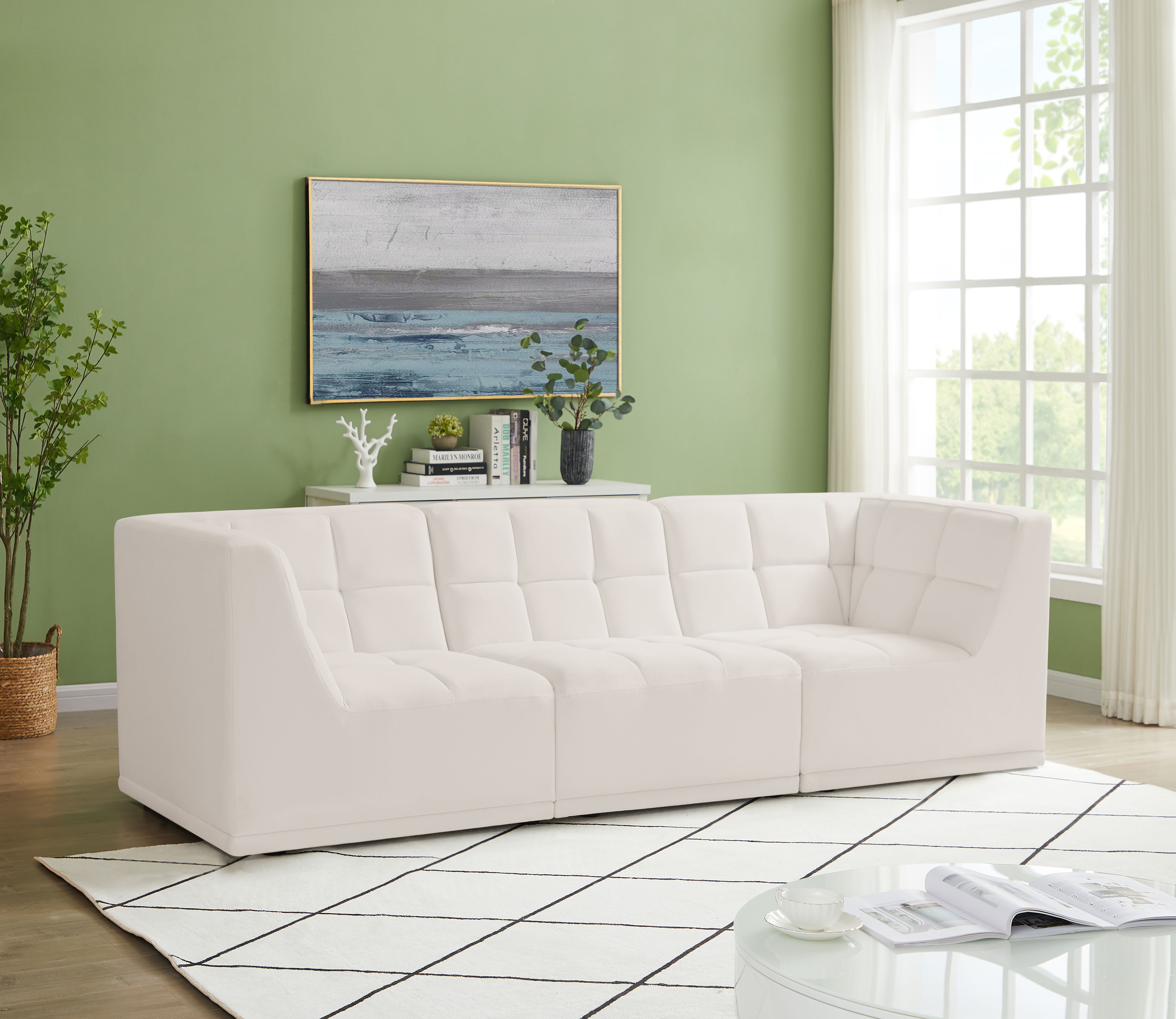 Relax - 3 Piece Modular Sofa - Cream