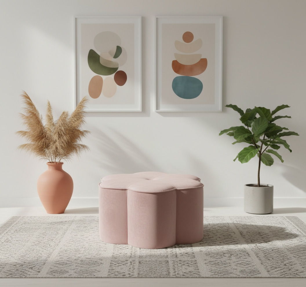 Daisy - Ottoman - Pink