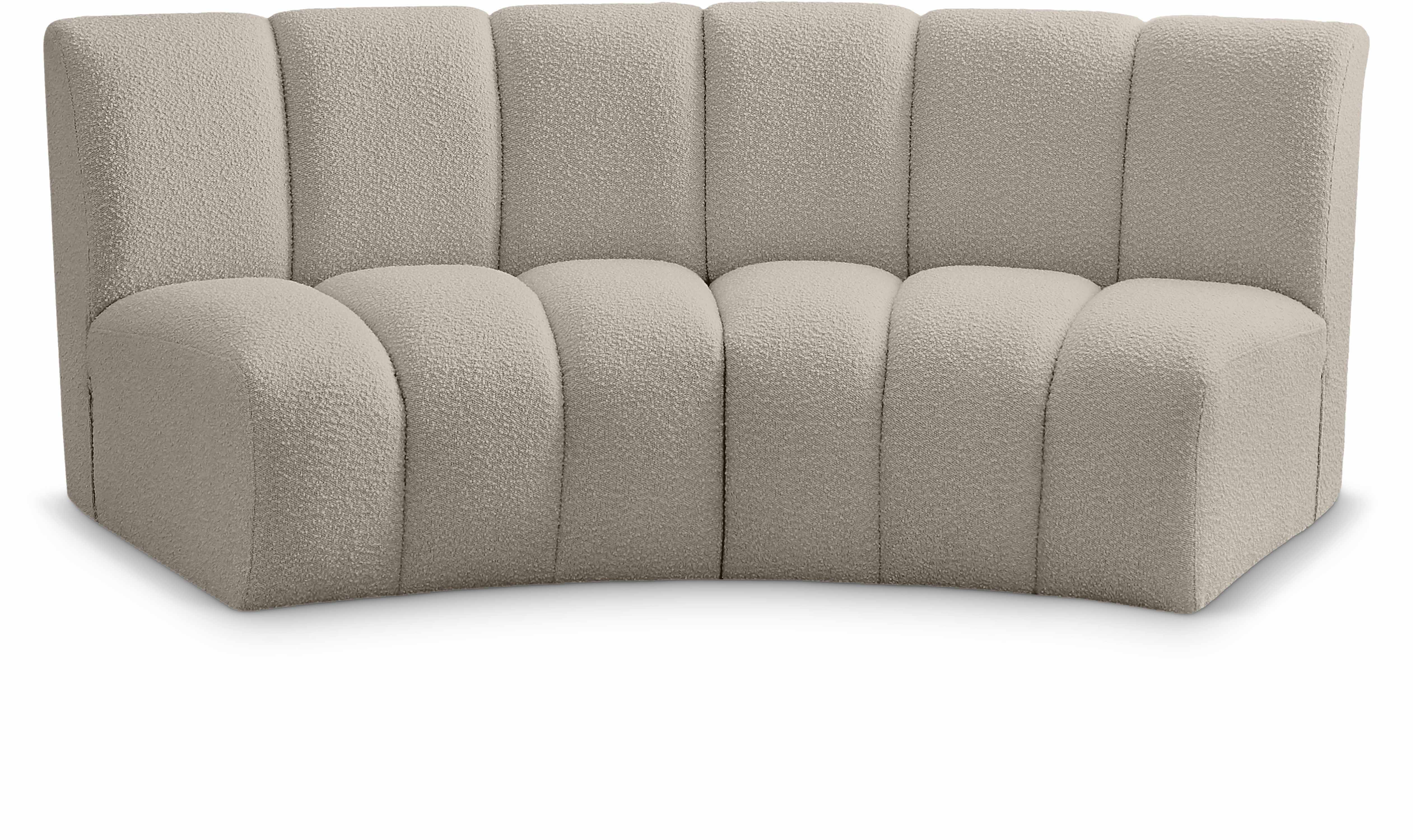 Infinity - 2 Piece Modular Sectional - Light Brown