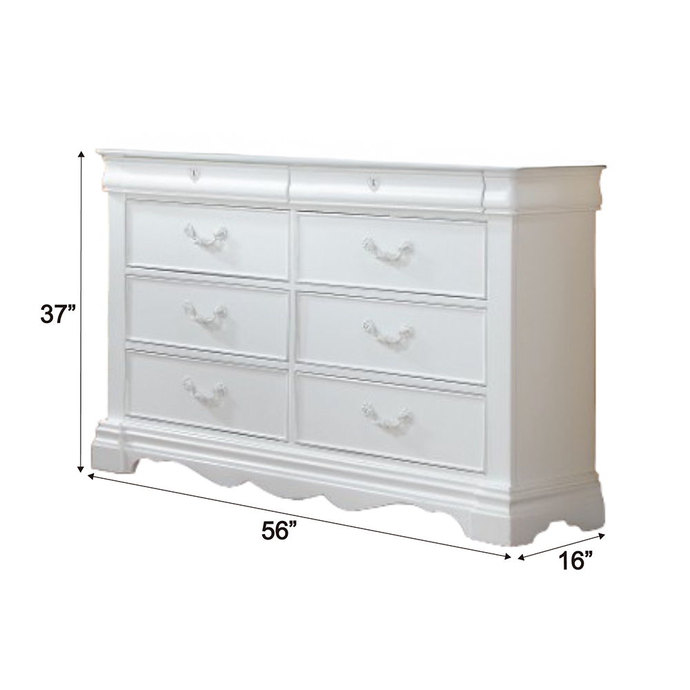 Estrella - Dresser - White, white, view 4