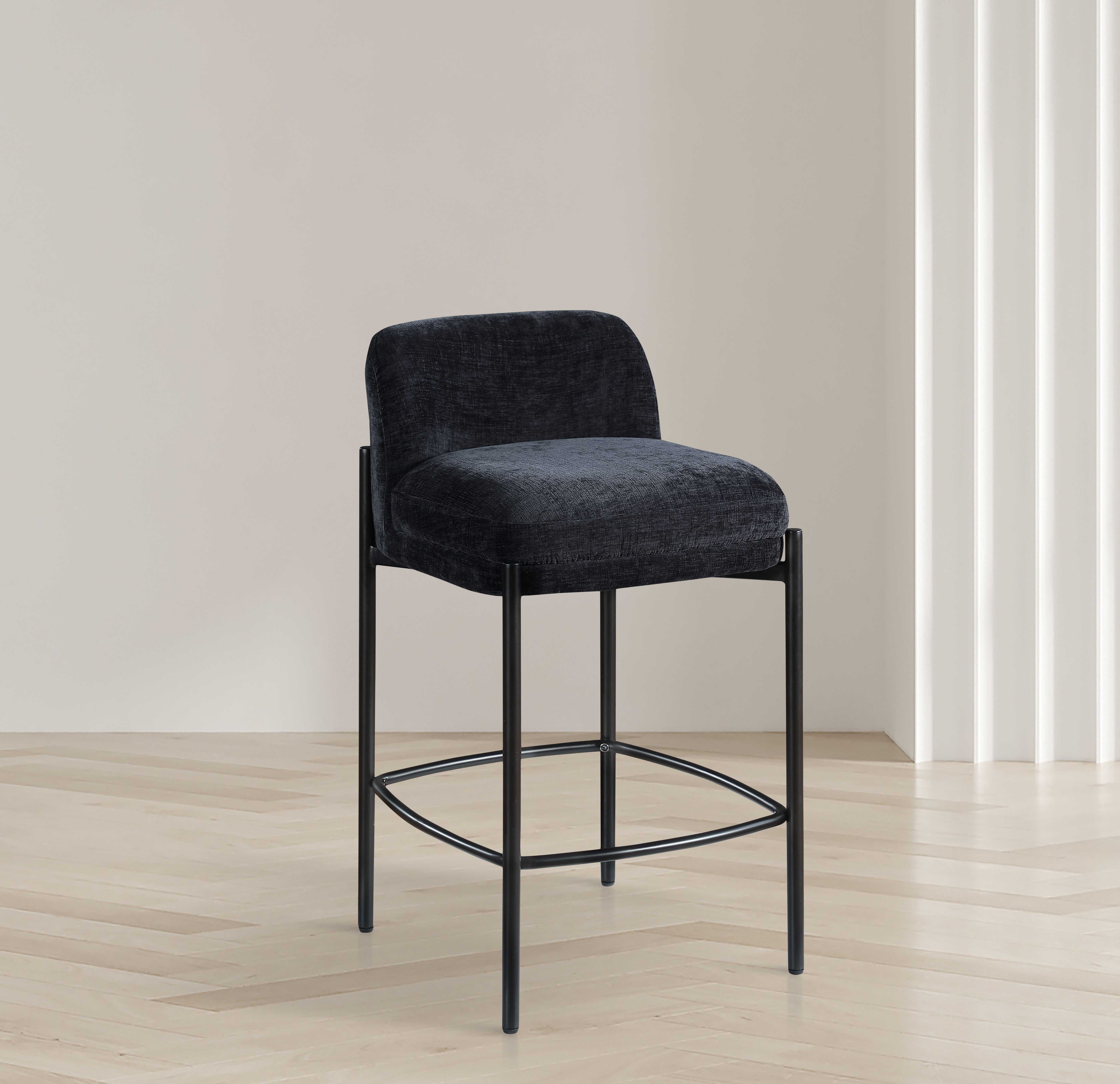 Burton - Stool (Set of 2) - Black