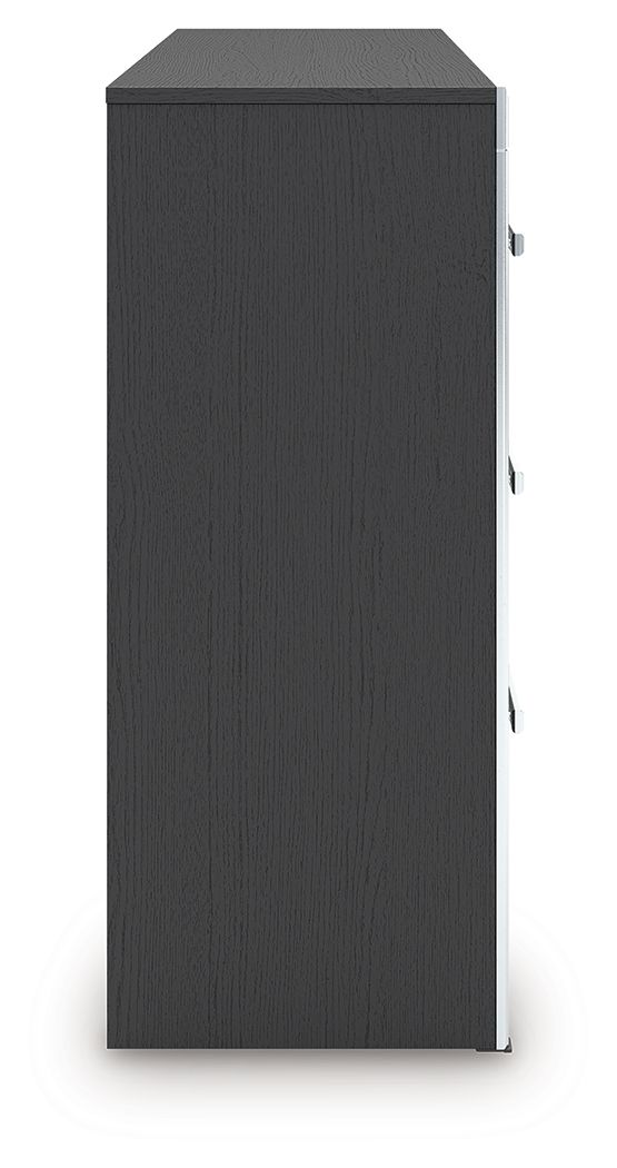 Ashley Furniture Zuraleus - Six Drawer Dresser - Black - Image 6