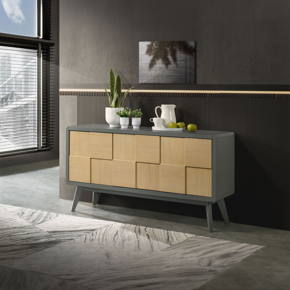 Blayde - Server - Light Gray & Natural, gray, view 7