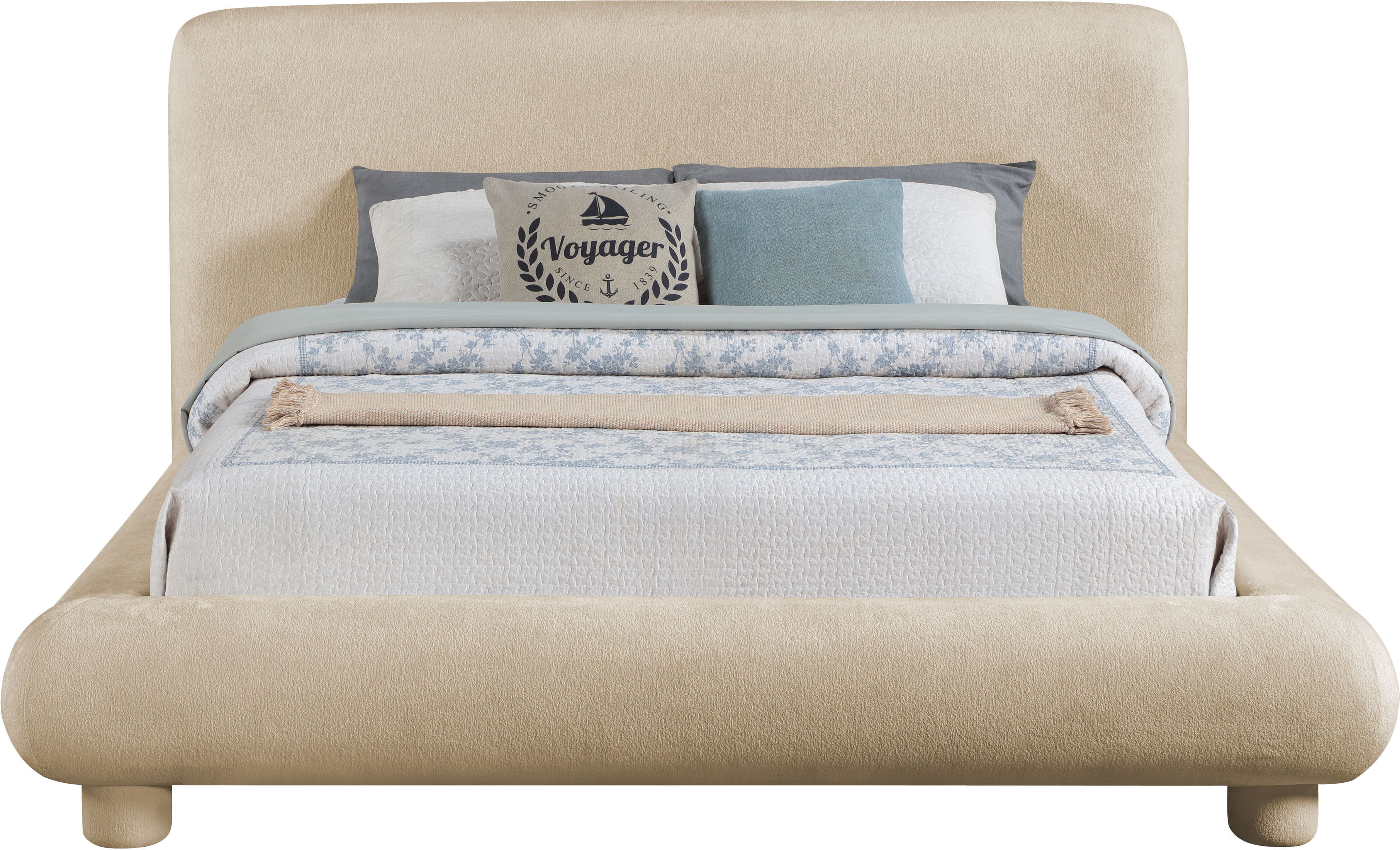 Blair - King Bed - Beige