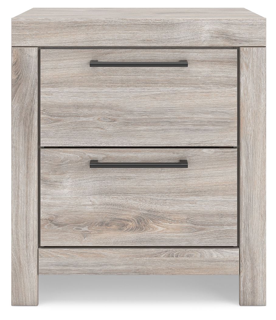 Ashley Furniture Broachmyn - Two Drawer Night Stand - Gray - Image 5