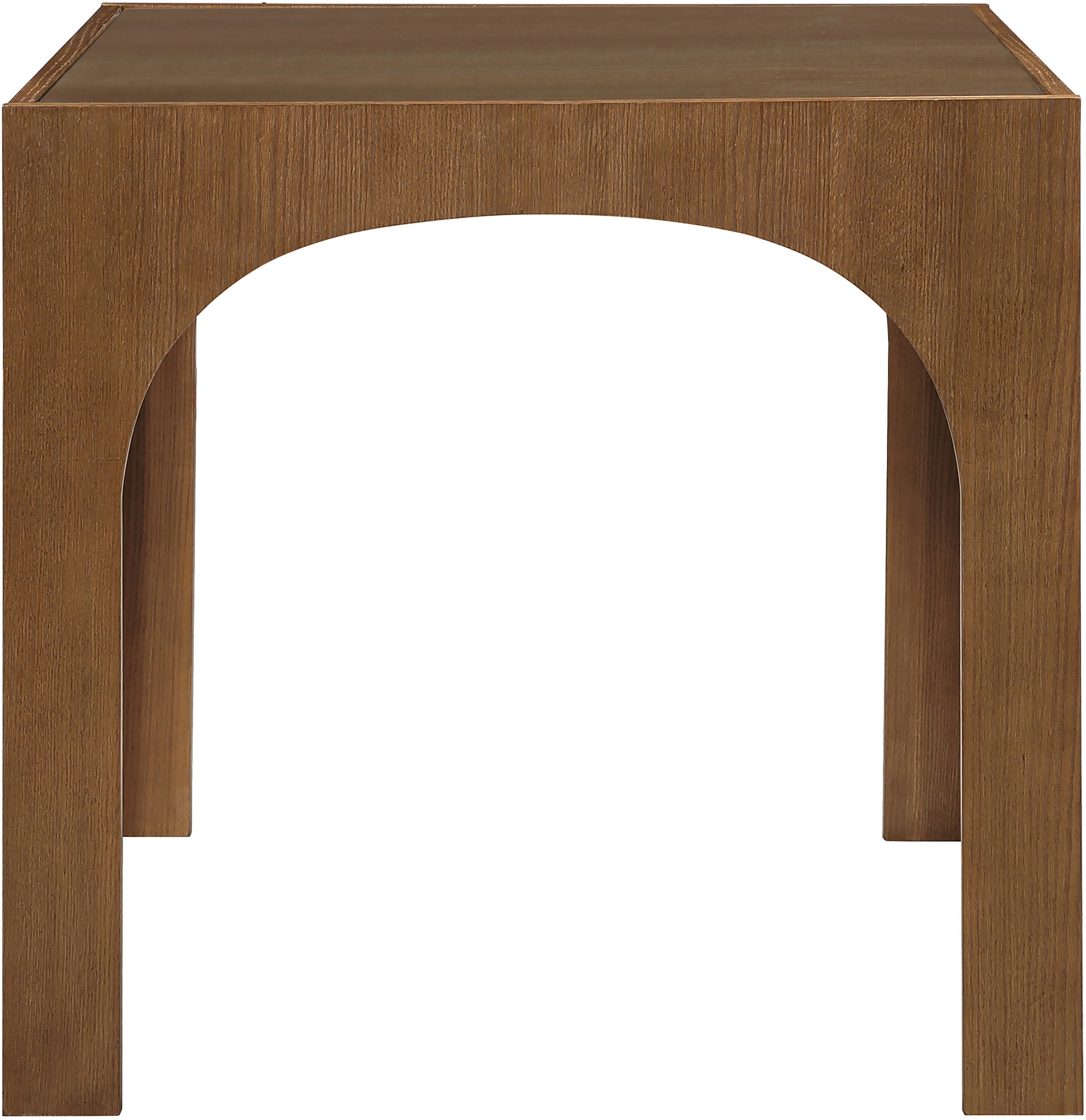 Waldorf - Tempered Glass Top Counter Height Table - Brown