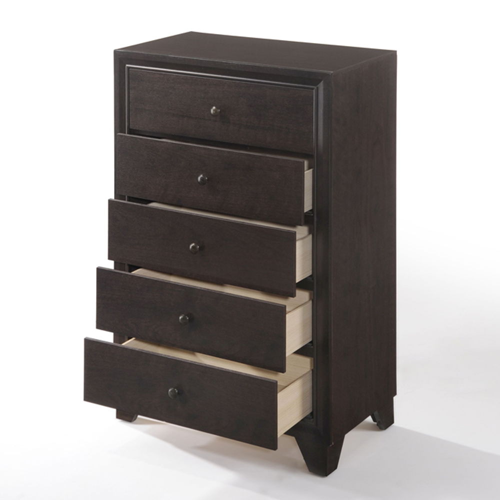 Madison - Chest - Espresso, dark brown, view 3