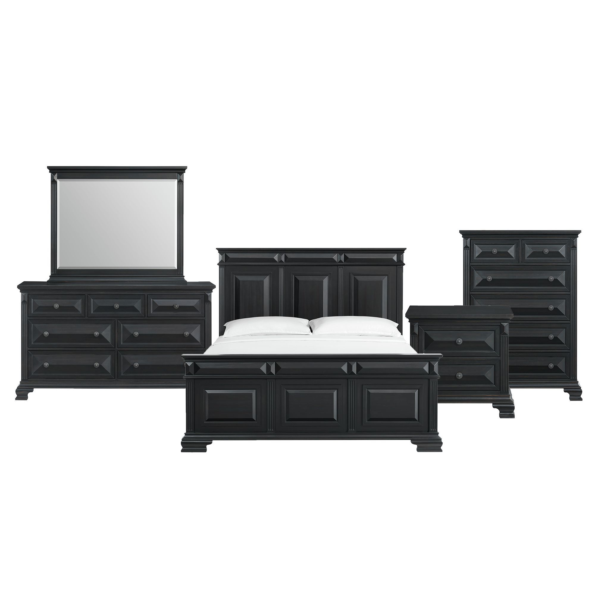 King · 5 Pc · Bedroom Set