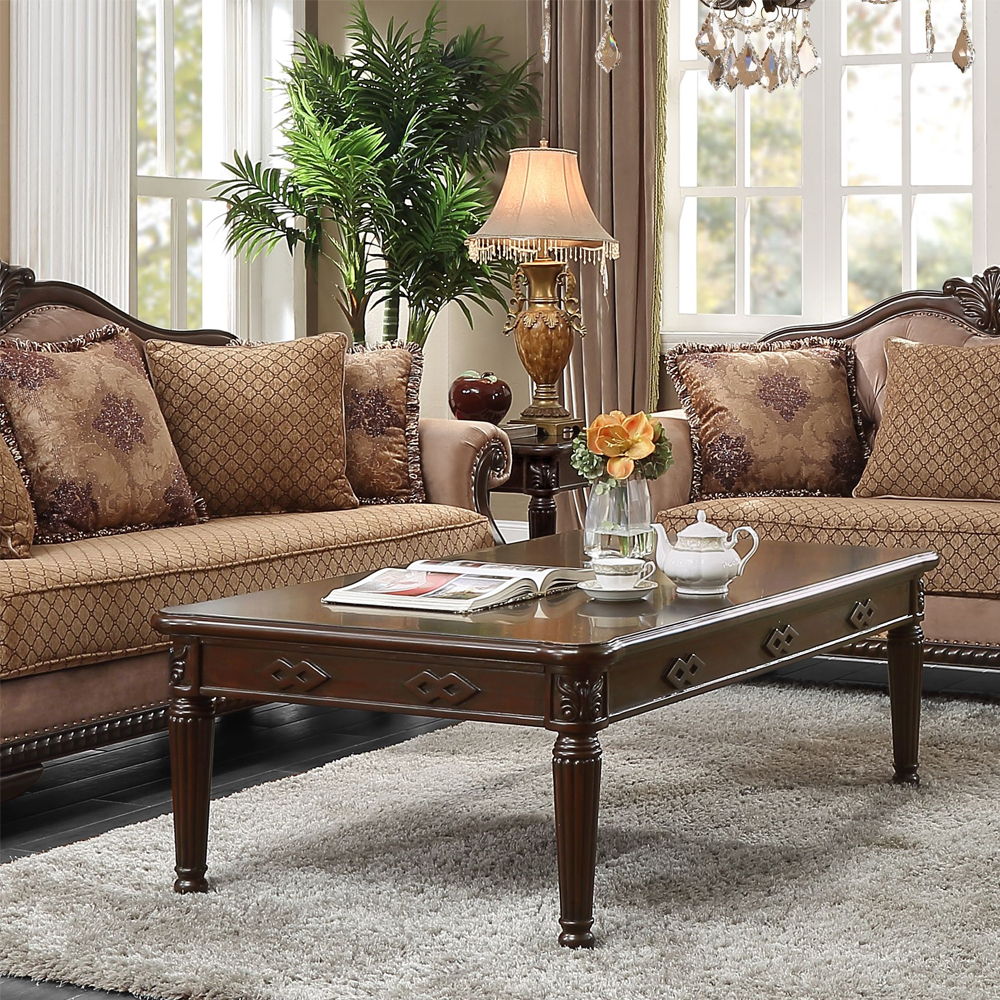 Chateau De Ville - Coffee Table - Espresso, dark brown
