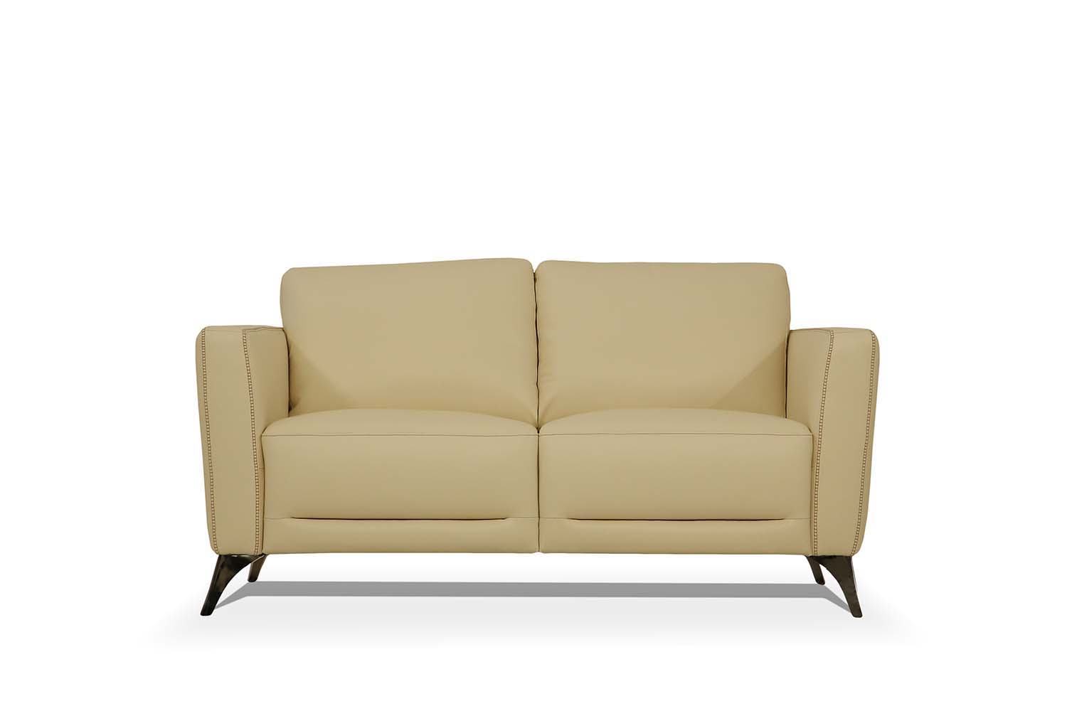 Malaga - Loveseat - Cream Leather, beige, view 2