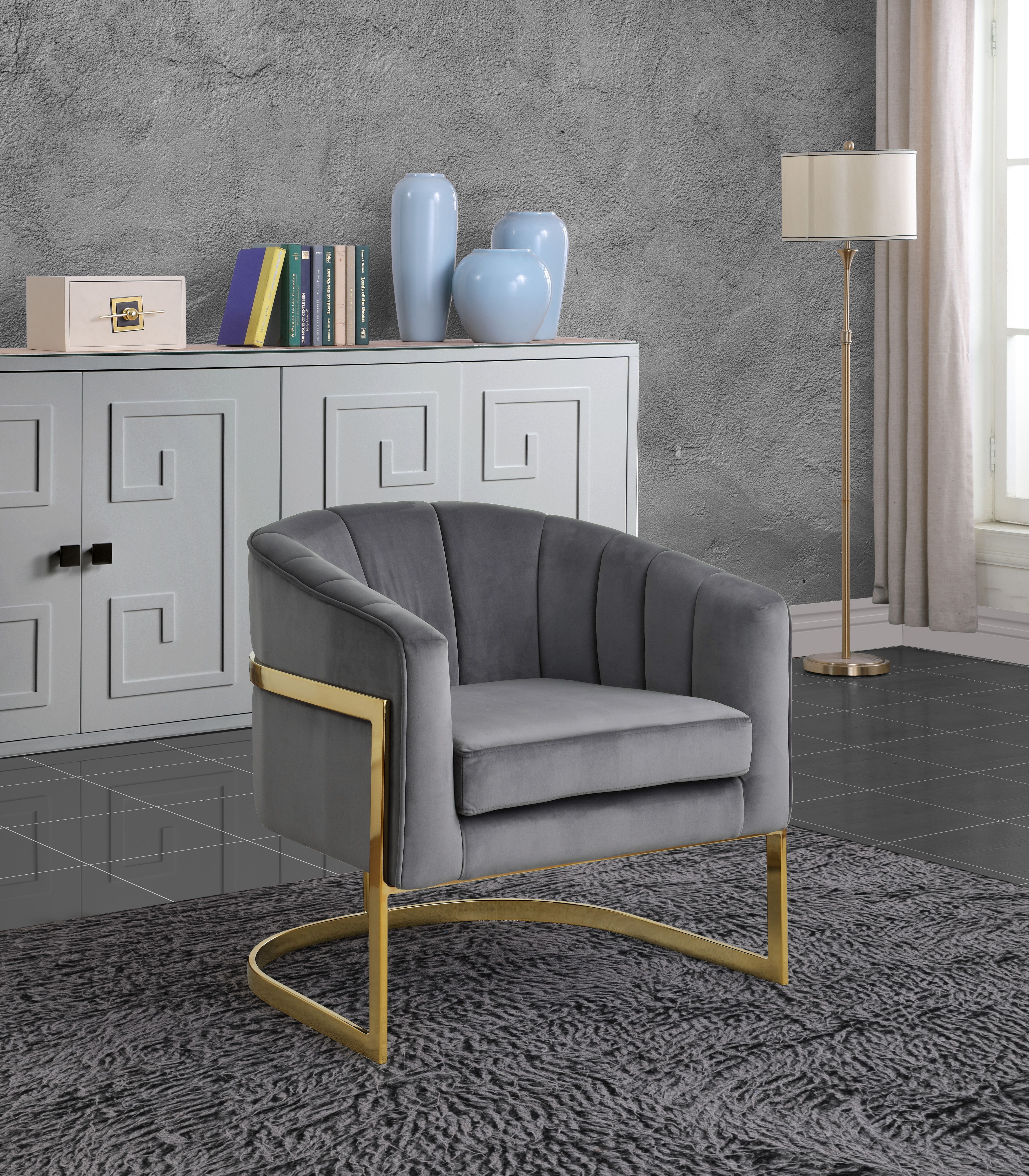 Carter - Accent Chair - Gray